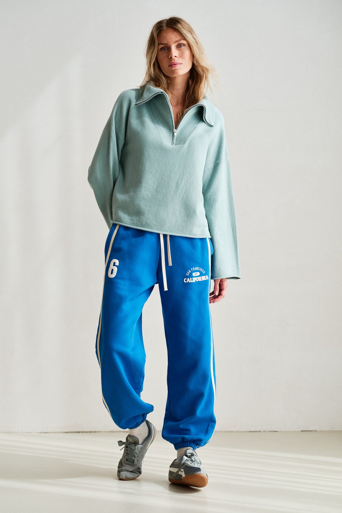 JUMPER (W26B445LTD) BLUE SURF