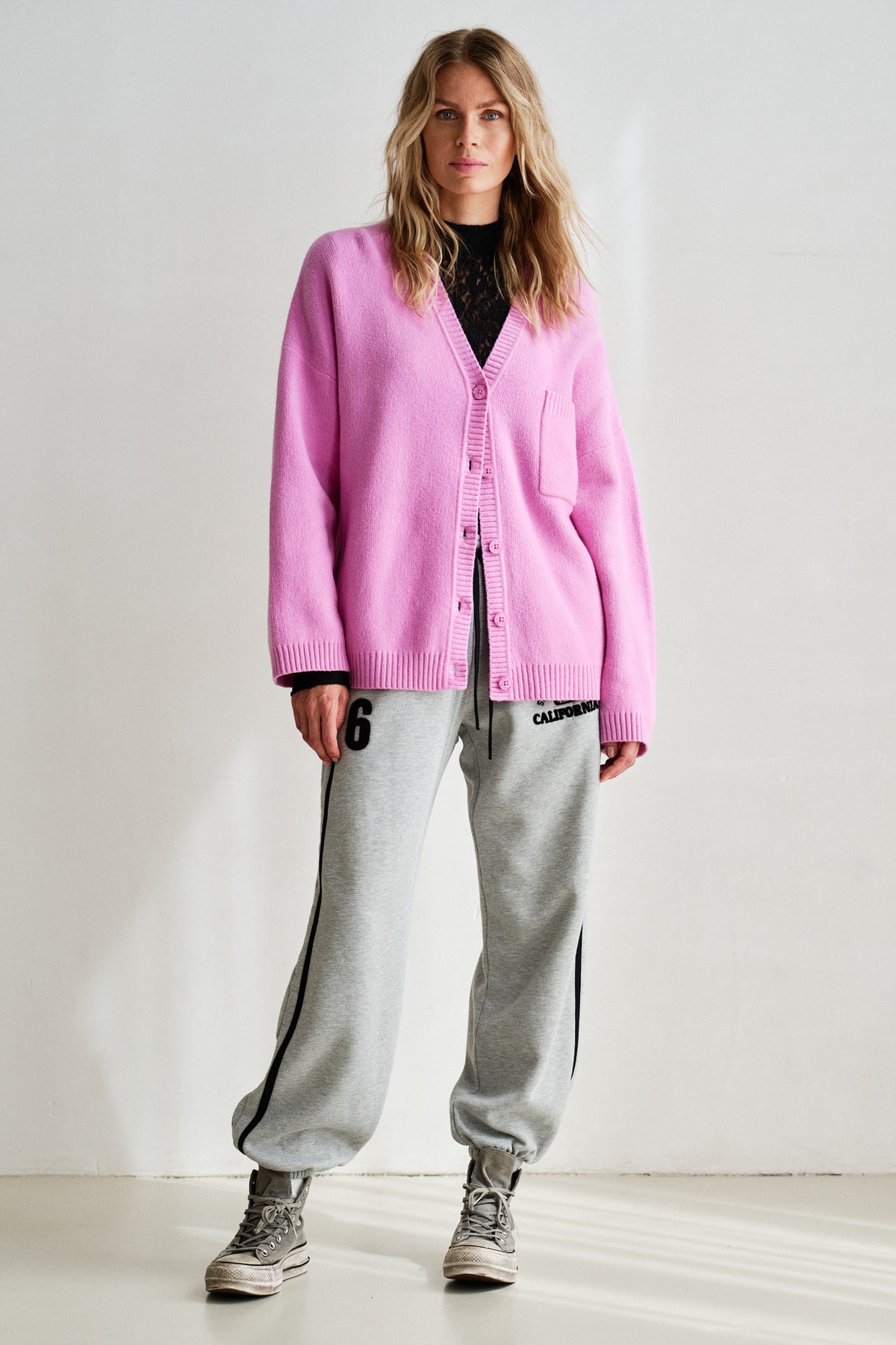 CARDIGAN (W26B450LTD) CYCLAMEN