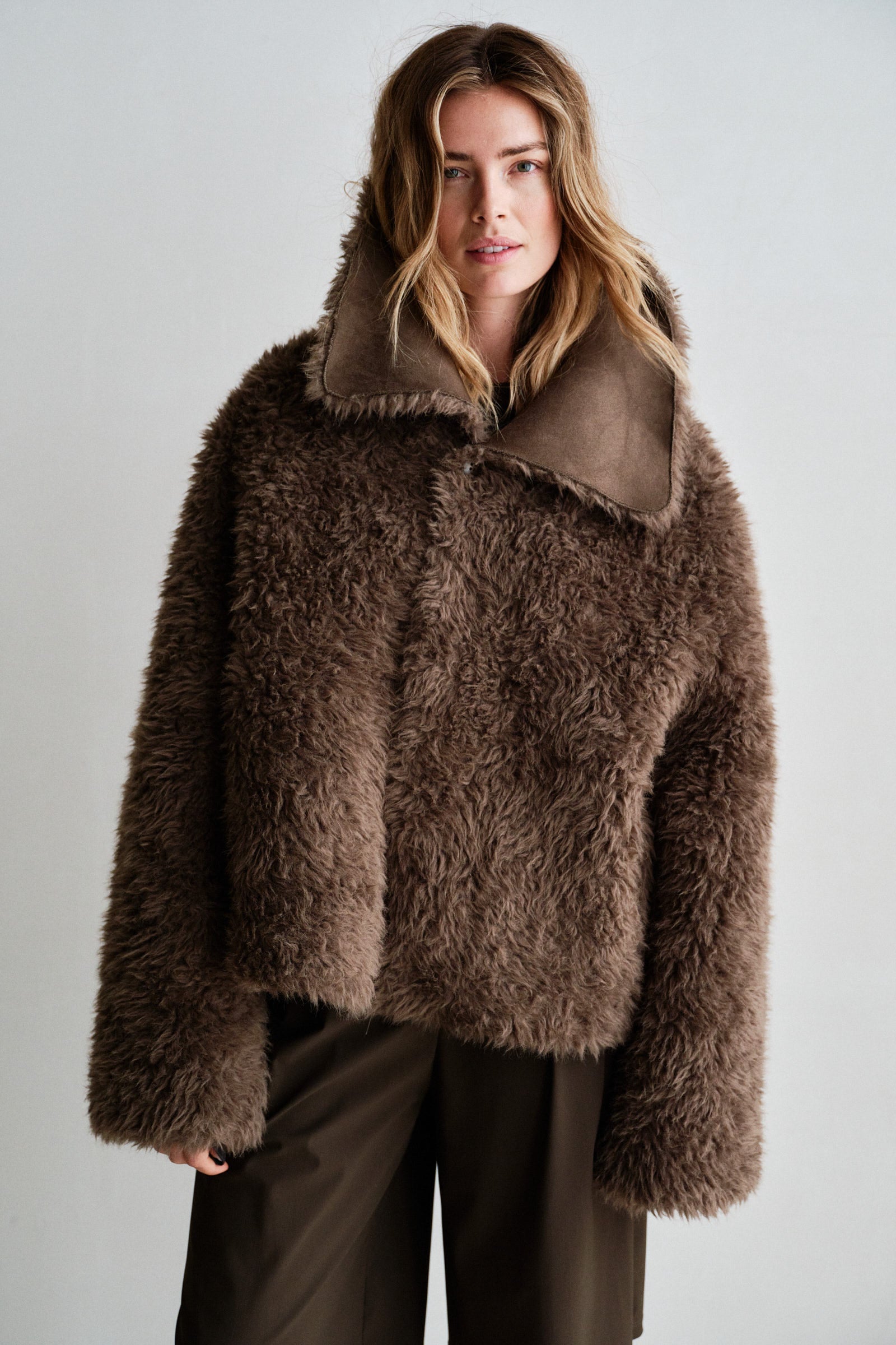 REVERSABLE COAT (W26C382) TABAC