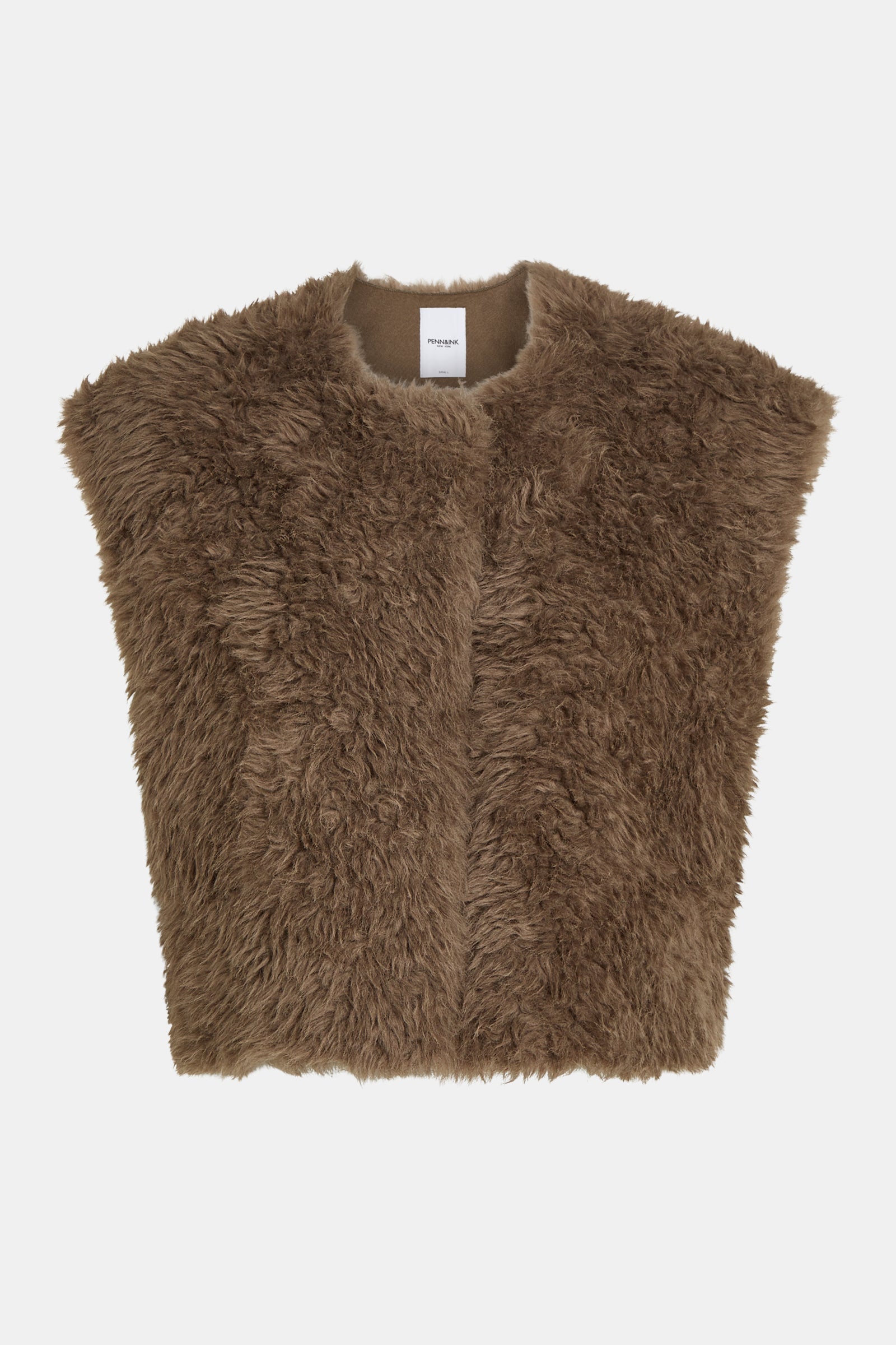 WAISTCOAT (W26C383) TABAC