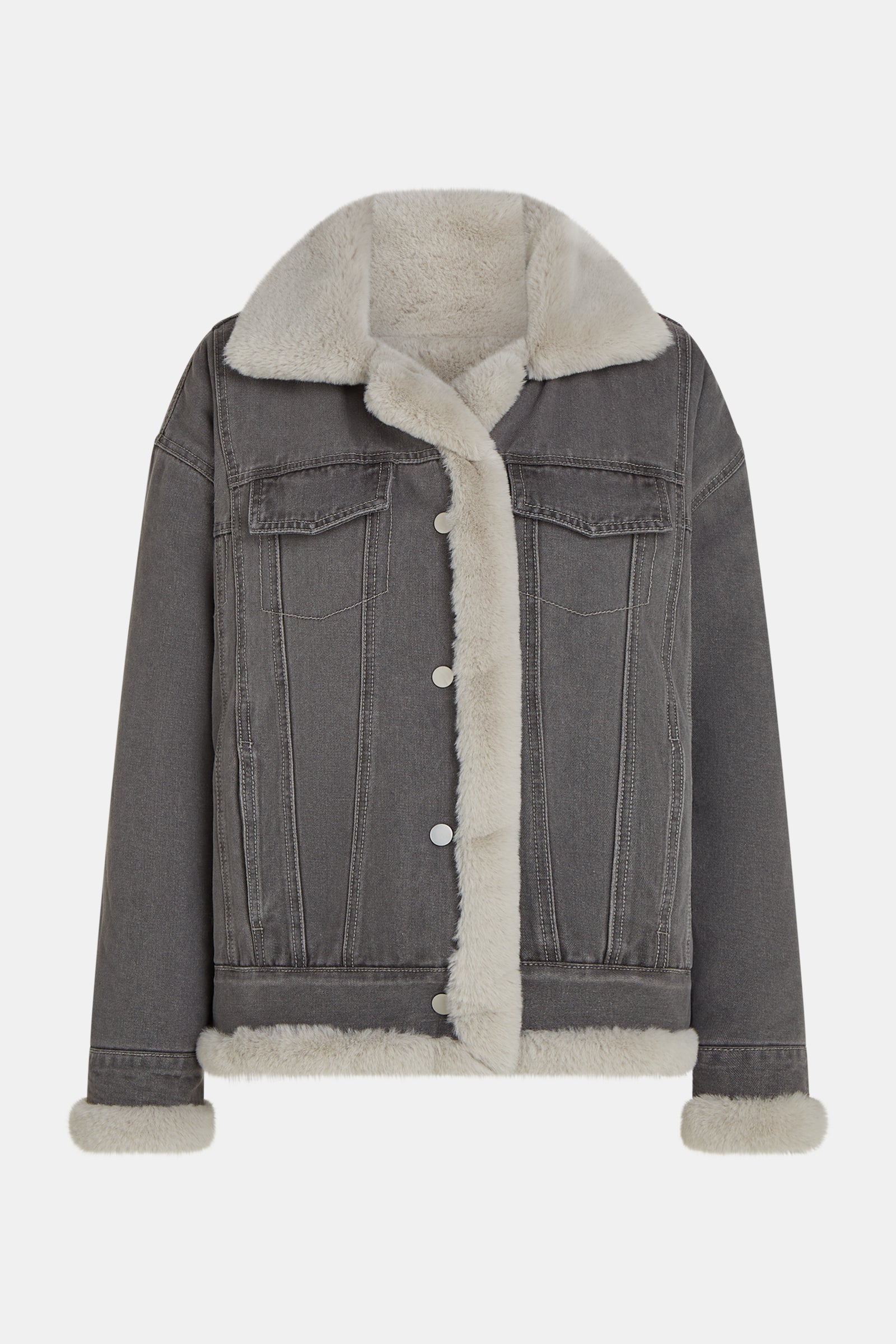 JACKET (W26C389) GREY JEANS