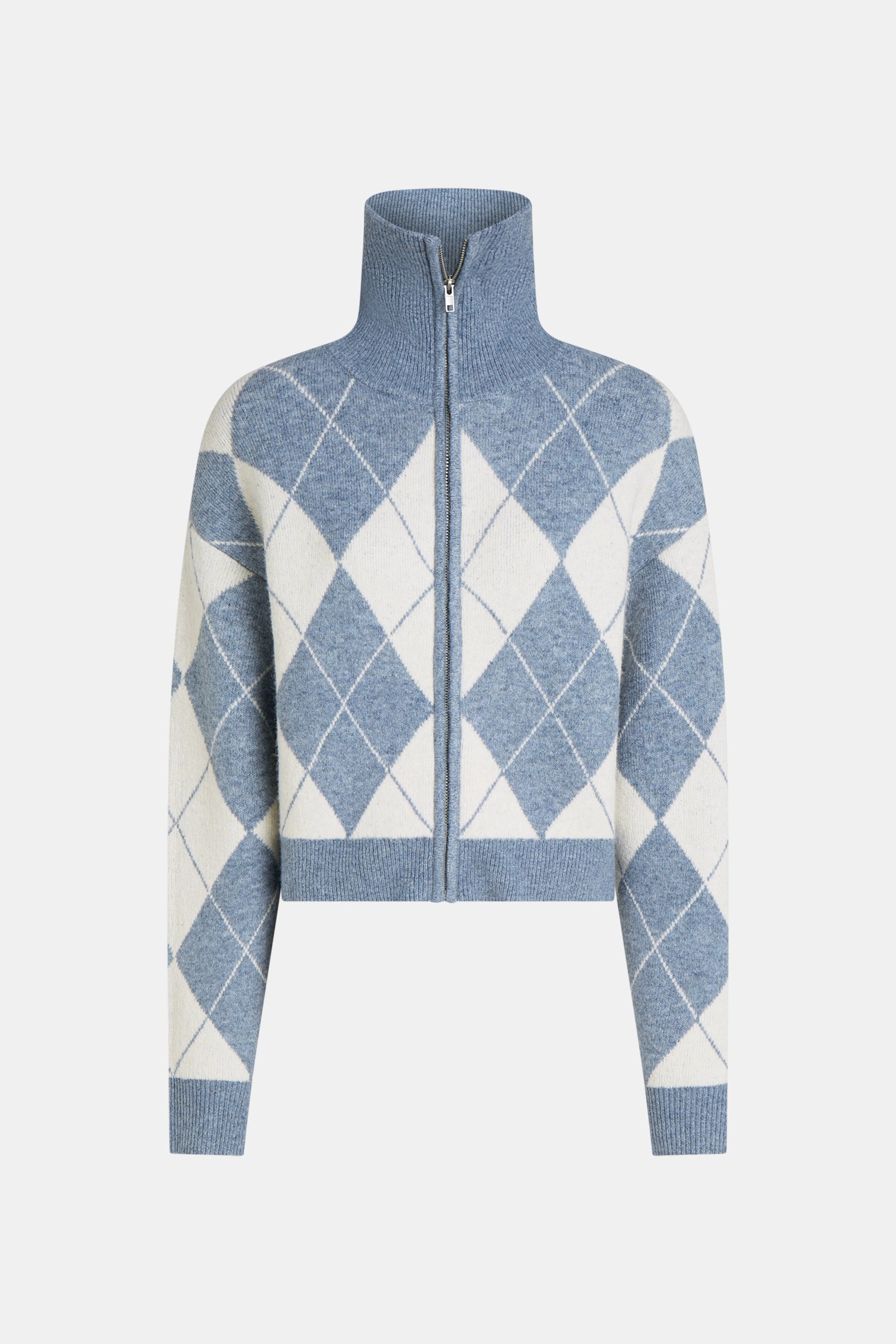 CARDIGAN (W26C398) BLUE - ECRU