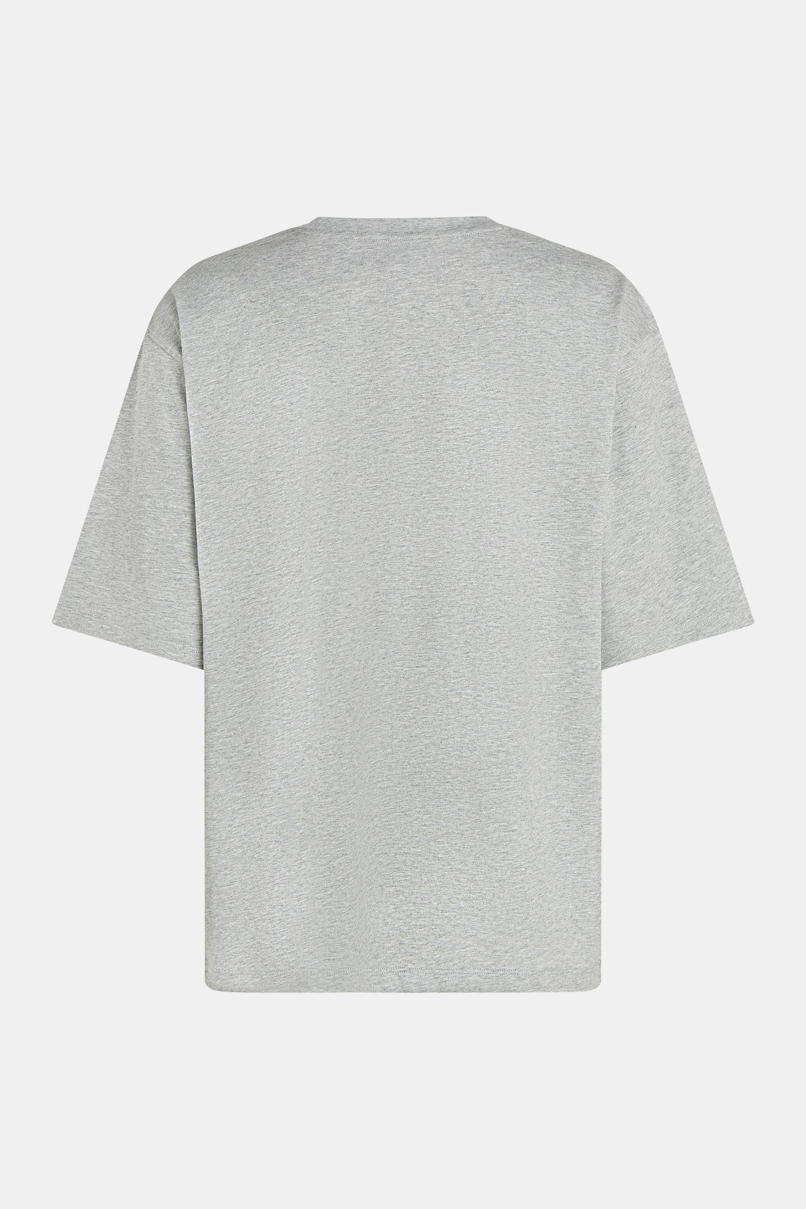 T-SHIRT (W26C408) GREY MELANGE - BLACK