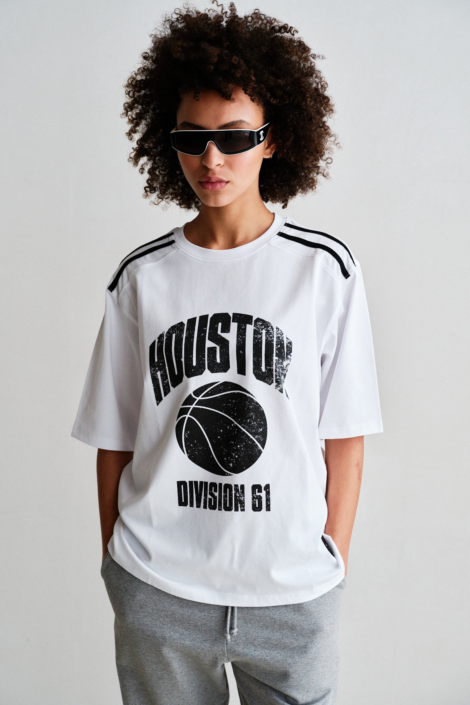 T-SHIRT (W26C408) WHITE - BLACK