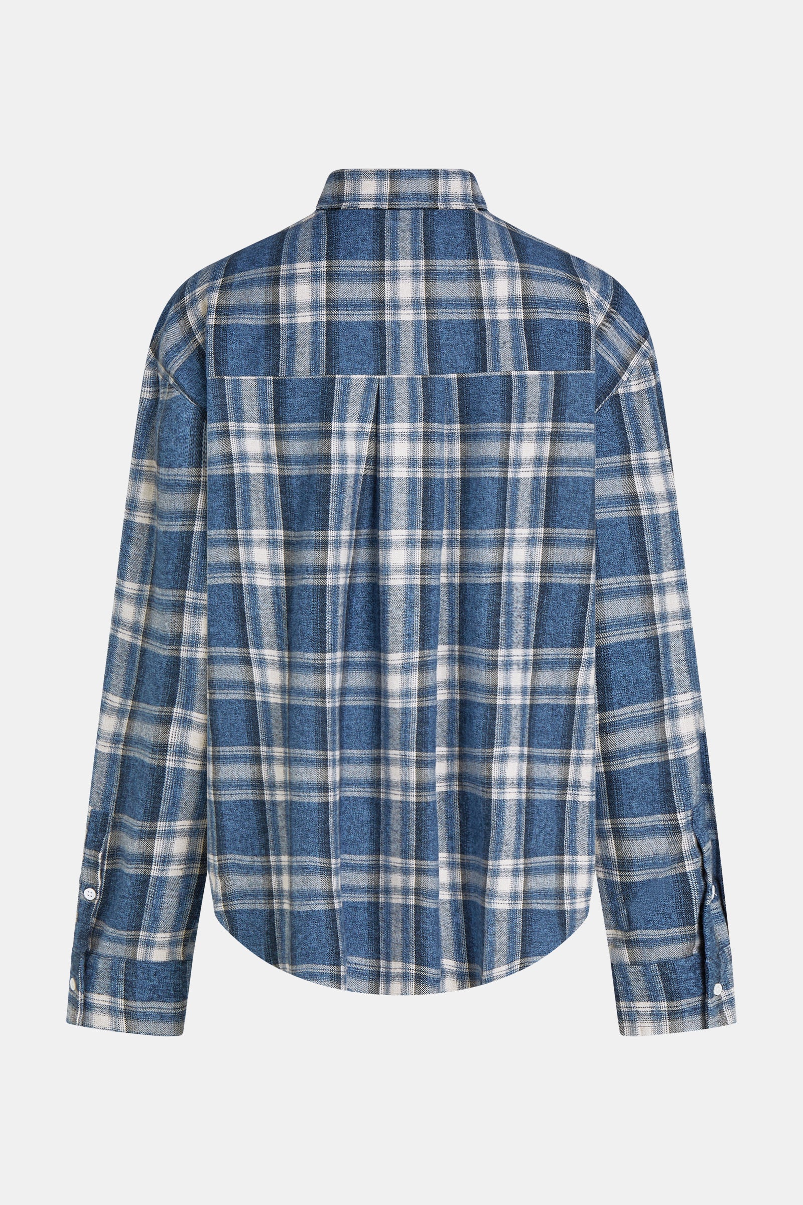 BLOUSE (W26C421) BLUE CHECK