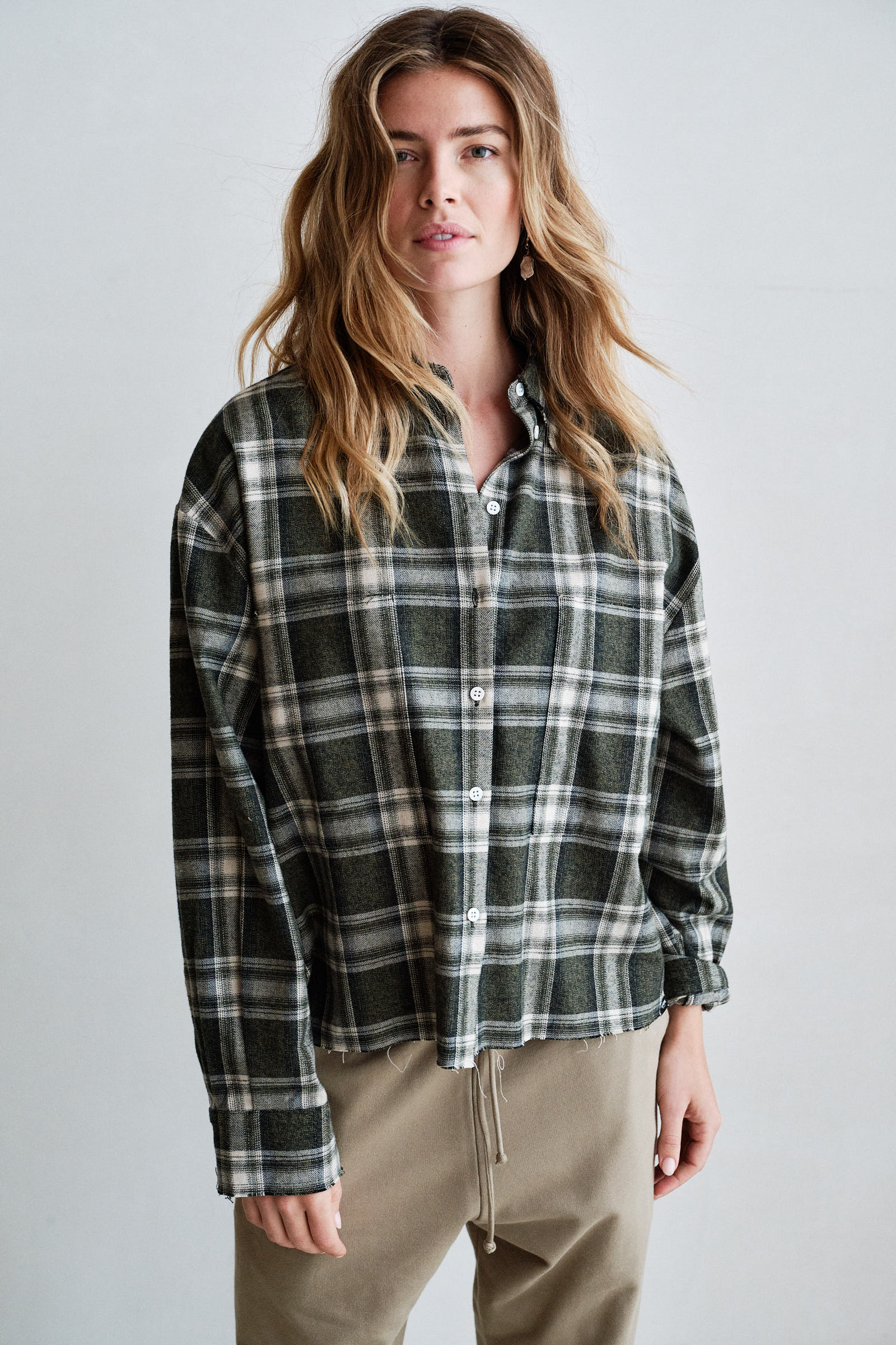 BLOUSE (W26C421) ANTRA CHECK