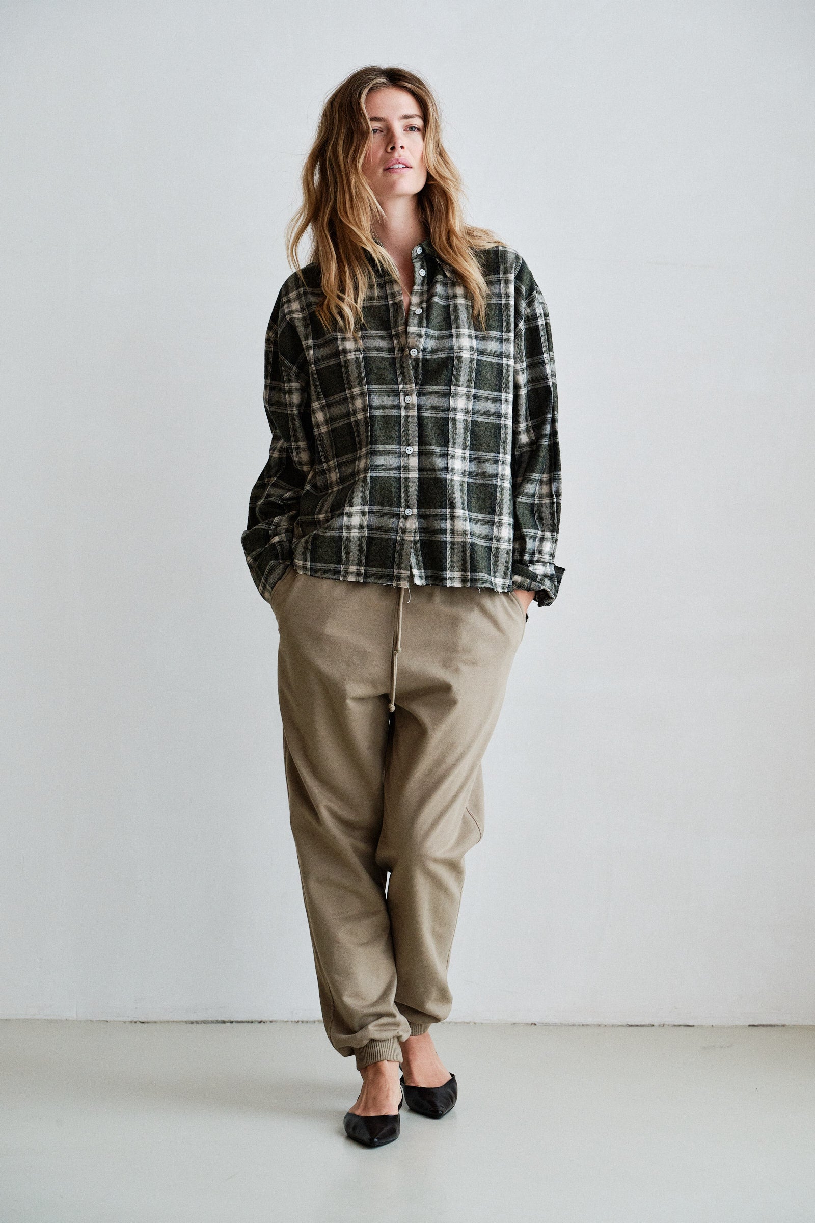 BLOUSE (W26C421) ANTRA CHECK