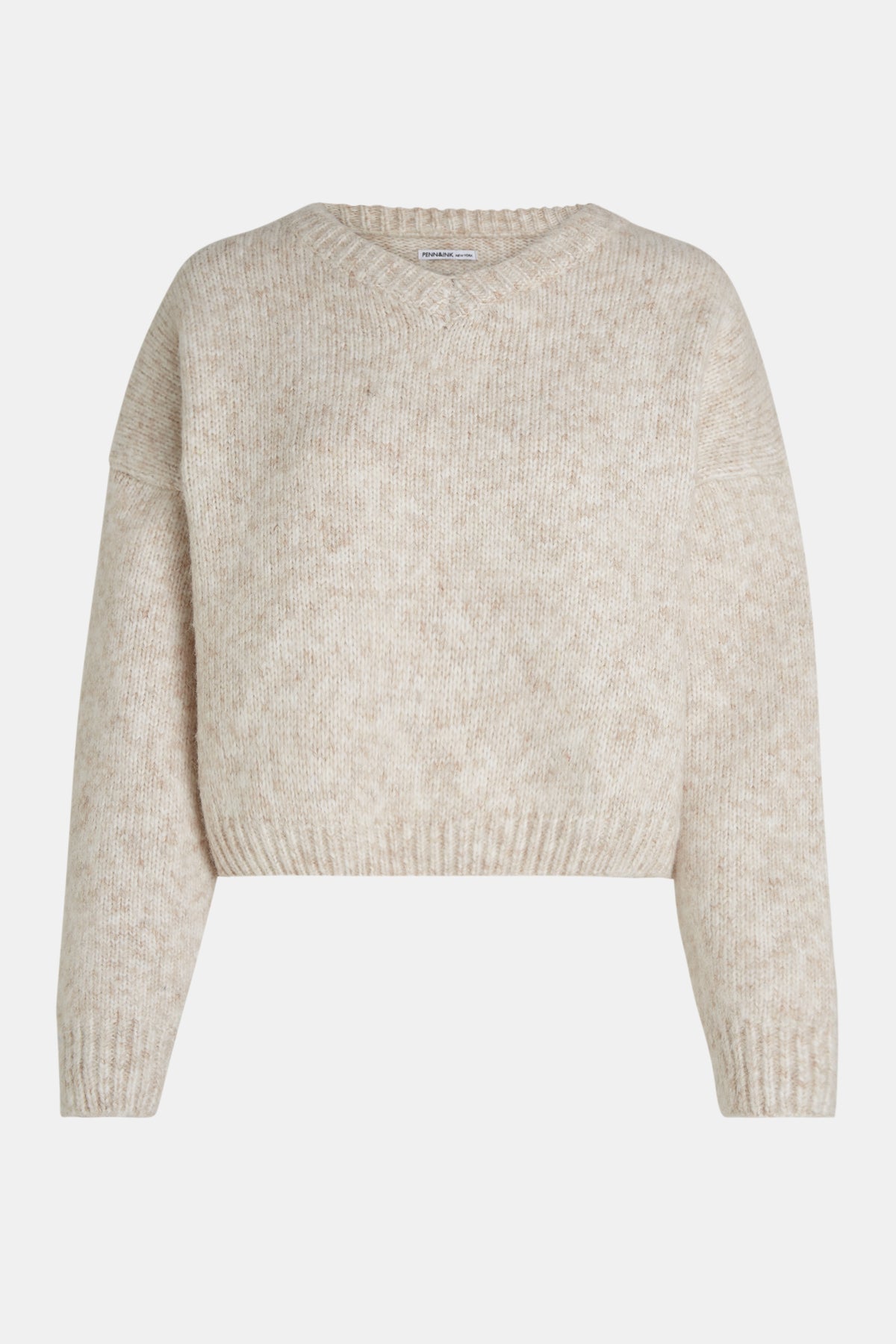 JUMPER (W26C431LTD) BEIGE MELANGE