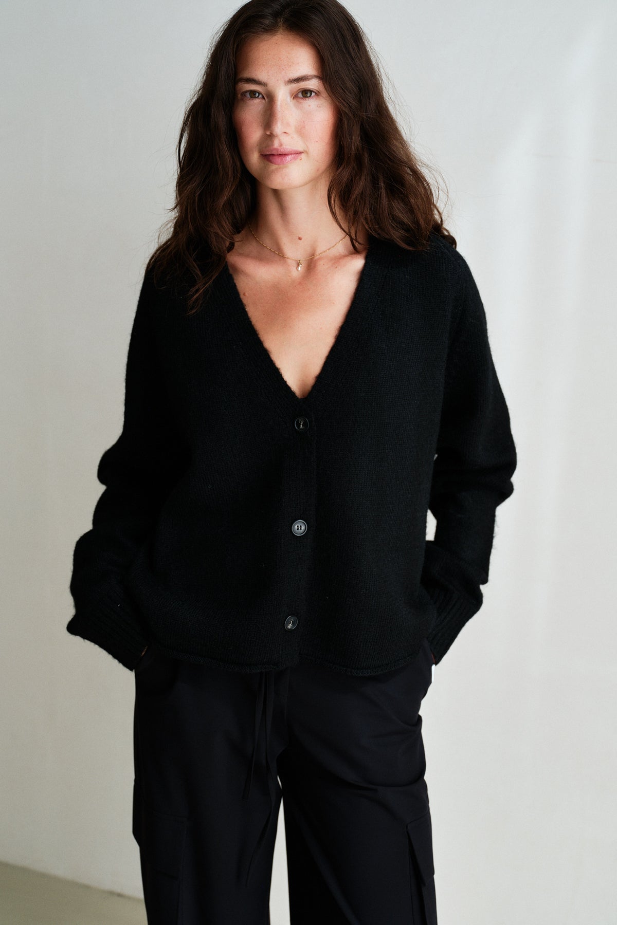 CARDIGAN (W26C432LTD) BLACK