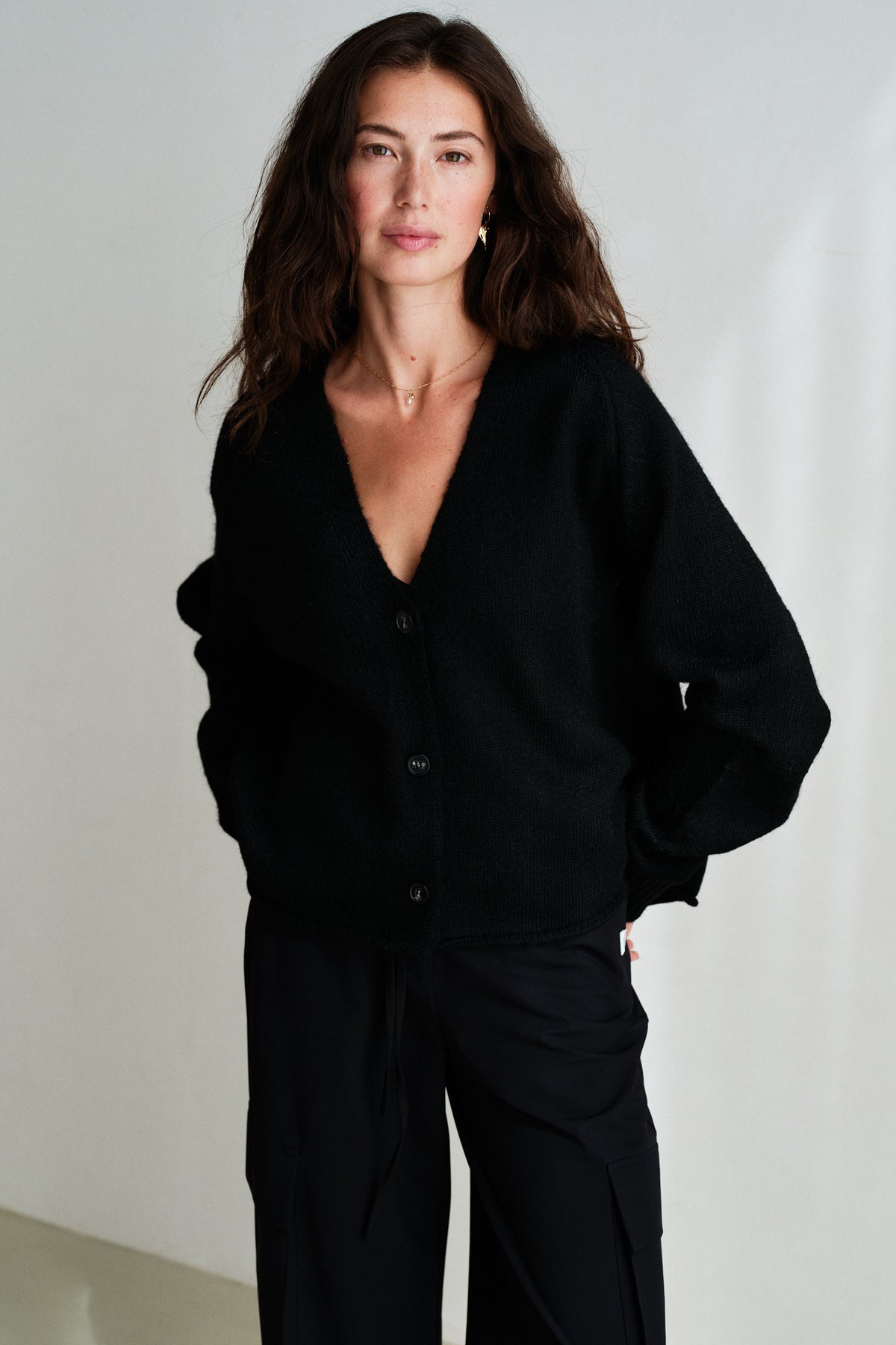 CARDIGAN (W26C432LTD) BLACK