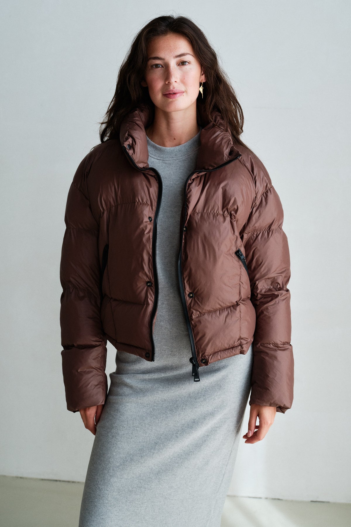 COAT (W26C438LTD) BROWN