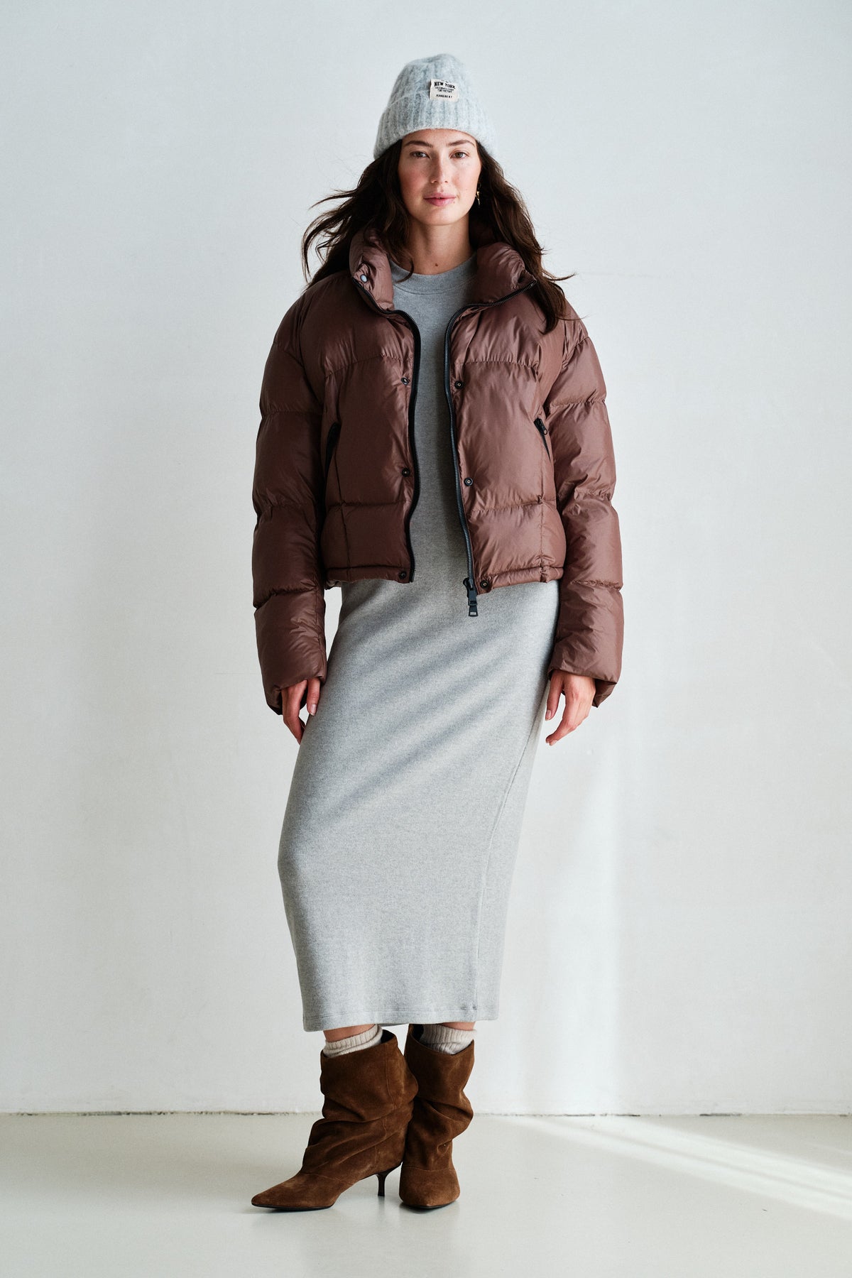 COAT (W26C438LTD) BROWN