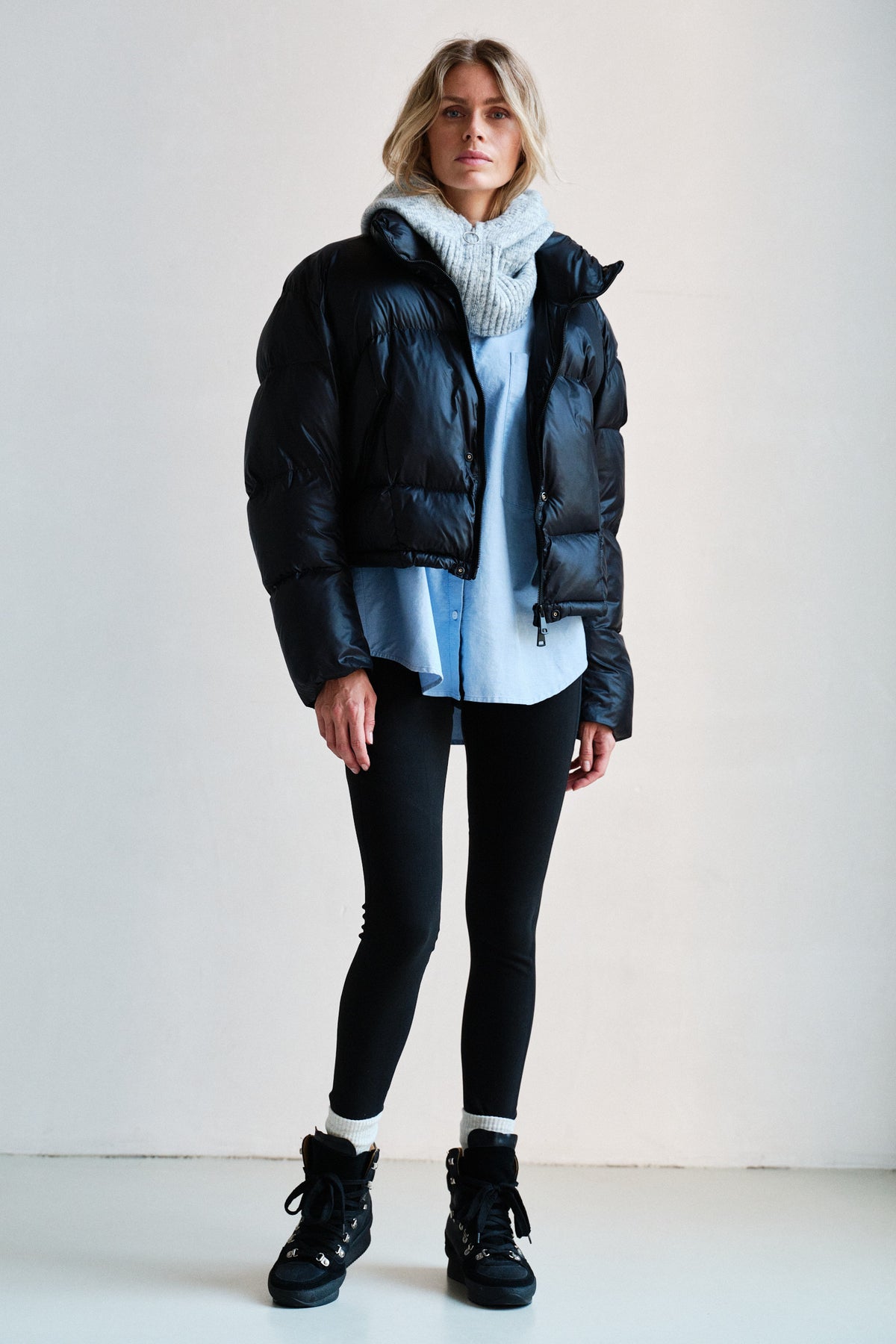 COAT (W26C438LTD) BLACK
