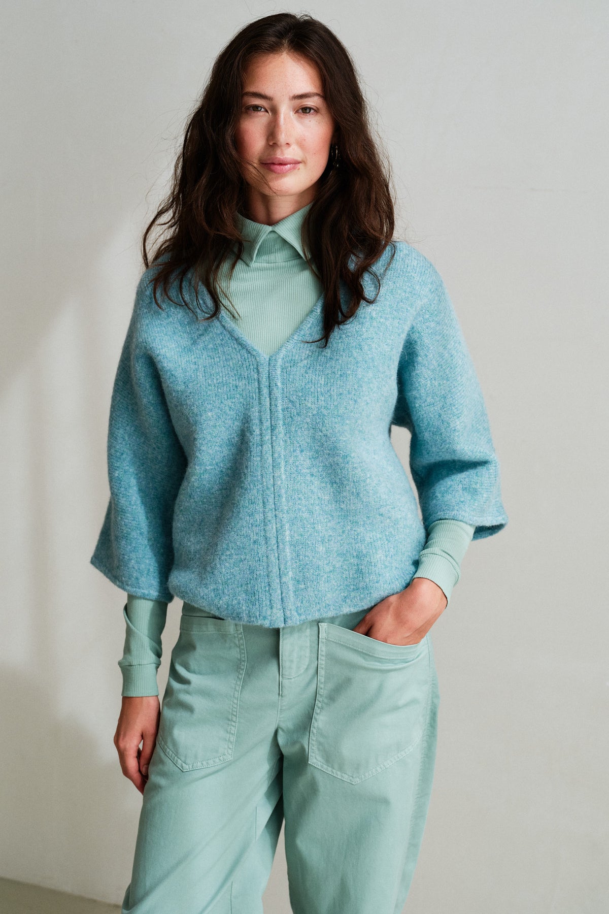 JUMPER (W26C451LTD) BLUE SURF