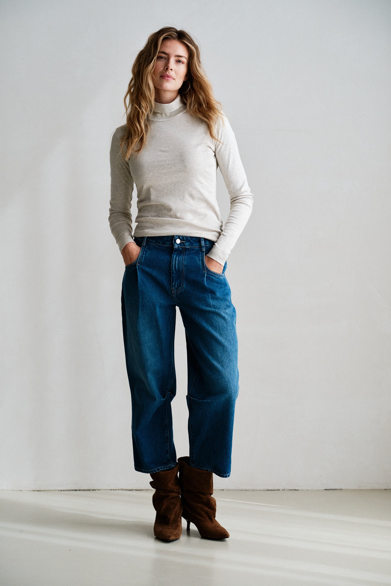 LONGSLEEVE (W26F1916) ECRU MELANGE