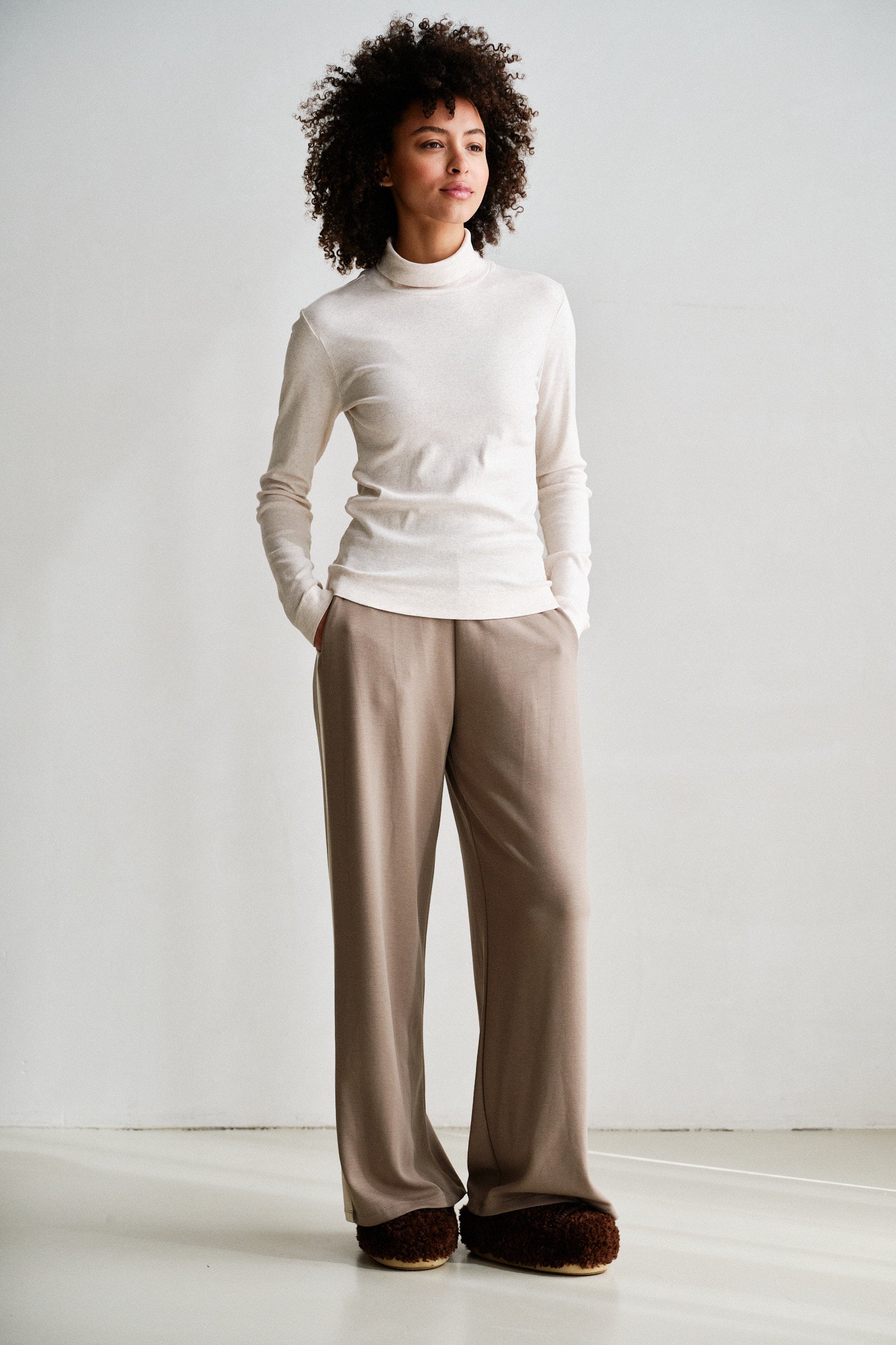 LONGSLEEVE (W26F1916) BEIGE MELANGE