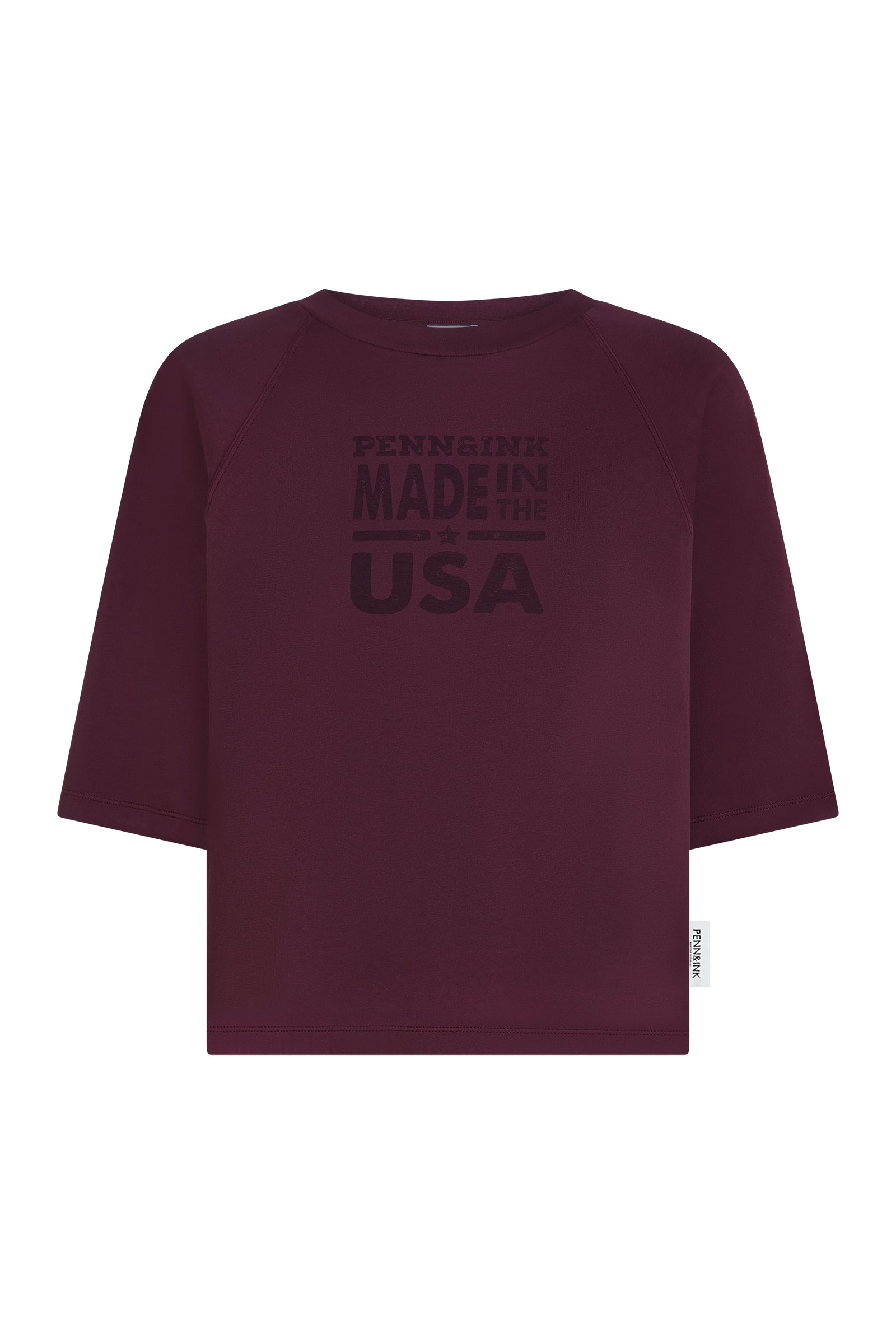 T-SHIRT (W26F1929) AUBERGINE