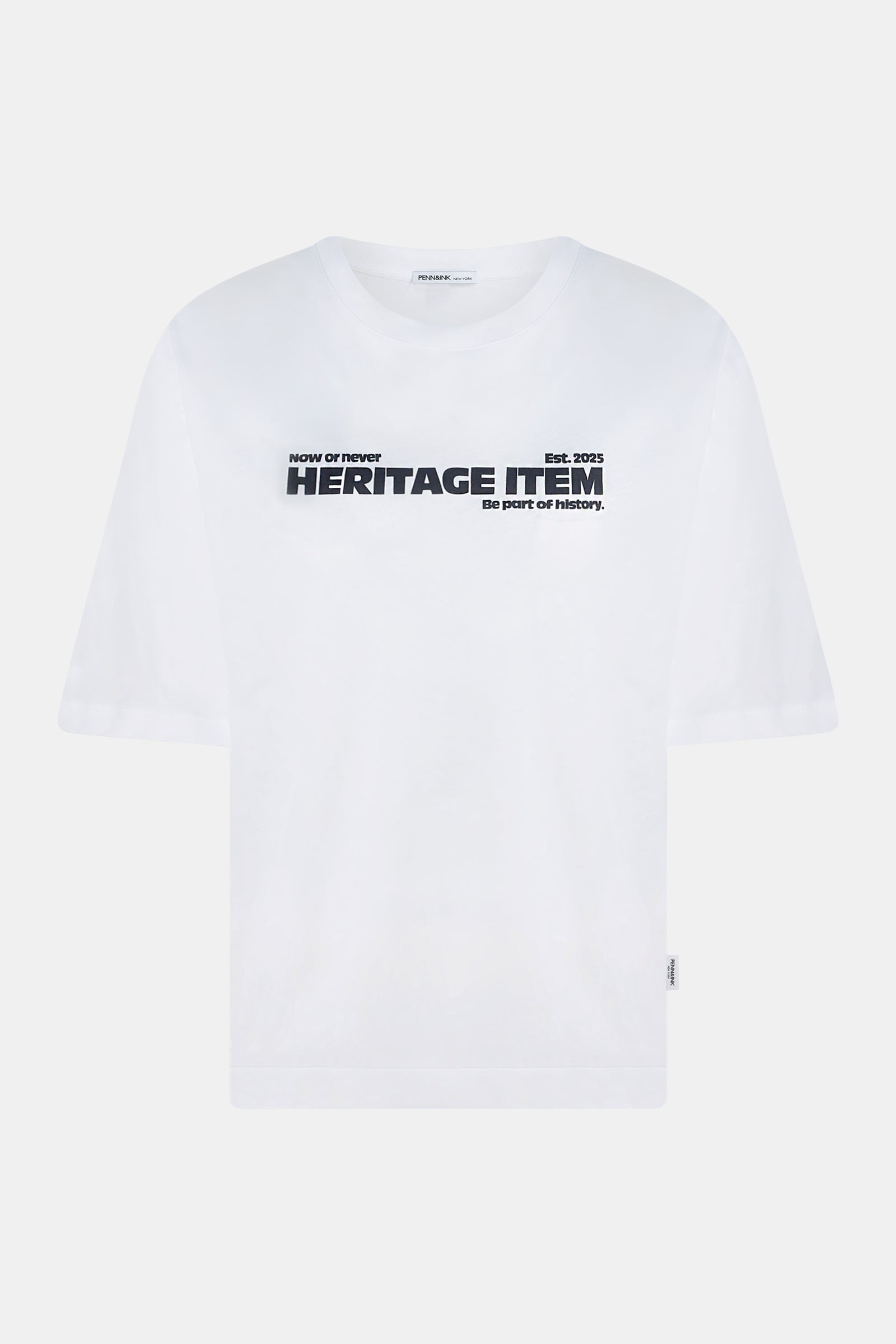 T-SHIRT (W26F1936) WHITE - NAVY