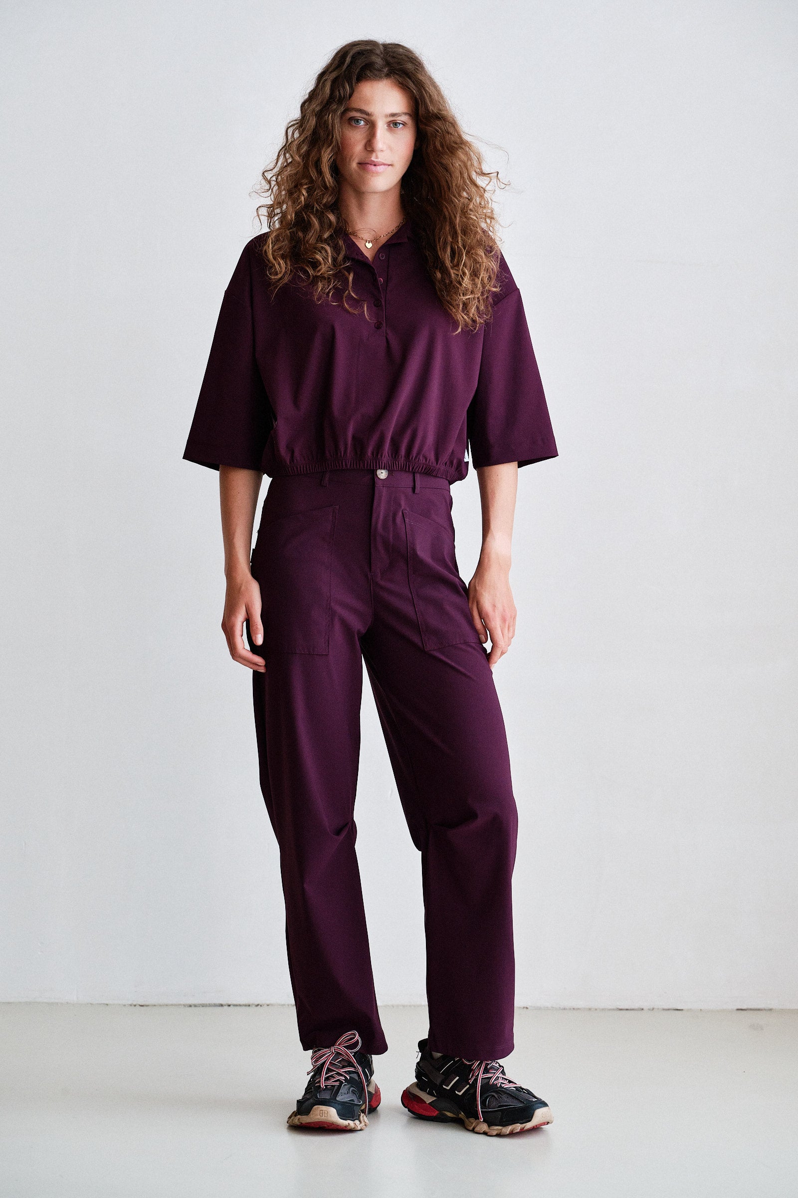 TOP (W26F1945) AUBERGINE