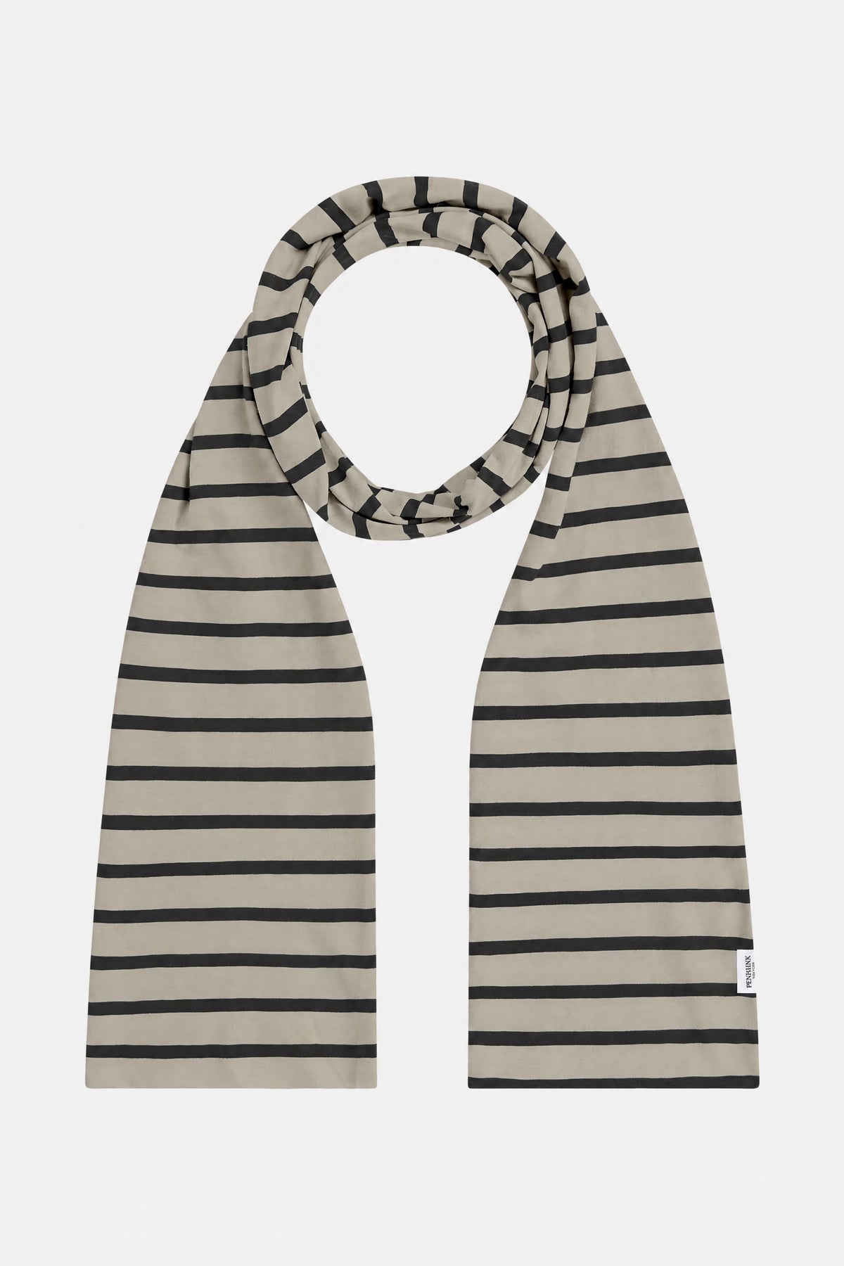 SCARF STRIPE (W26F1978LTD) FOAM - BLACK