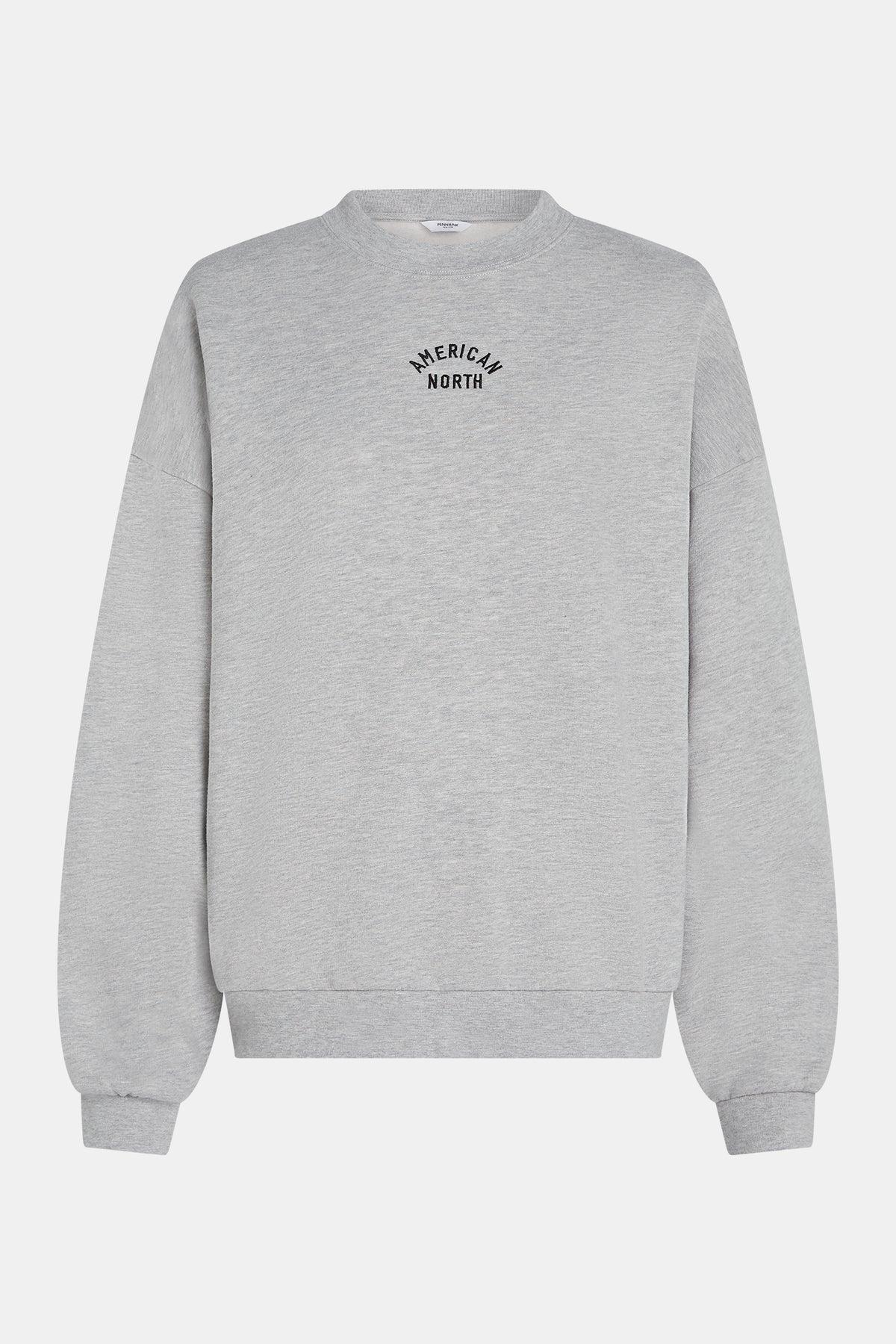 SWEATER PRINT (W26F1984LTD) GREY MELANGE - BLACK
