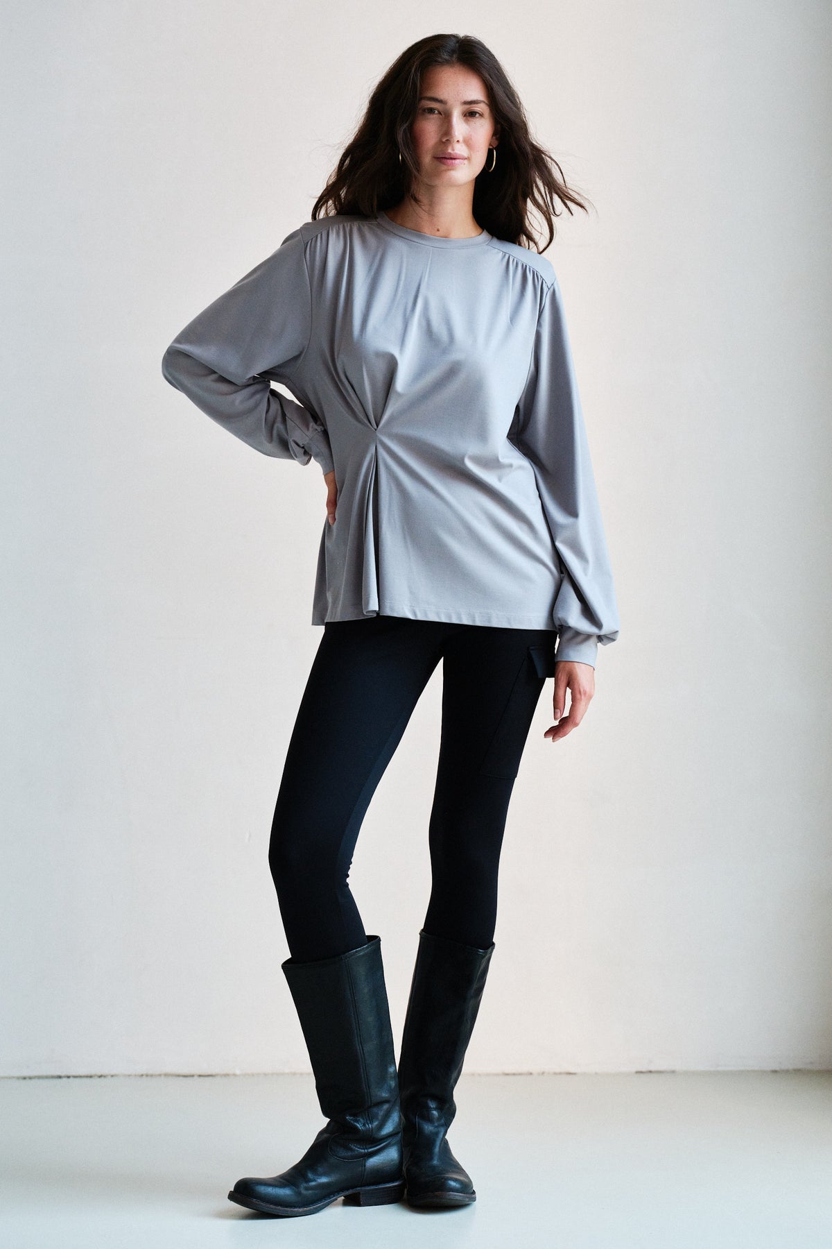 BLOUSE (W26F1985LTD) GREY