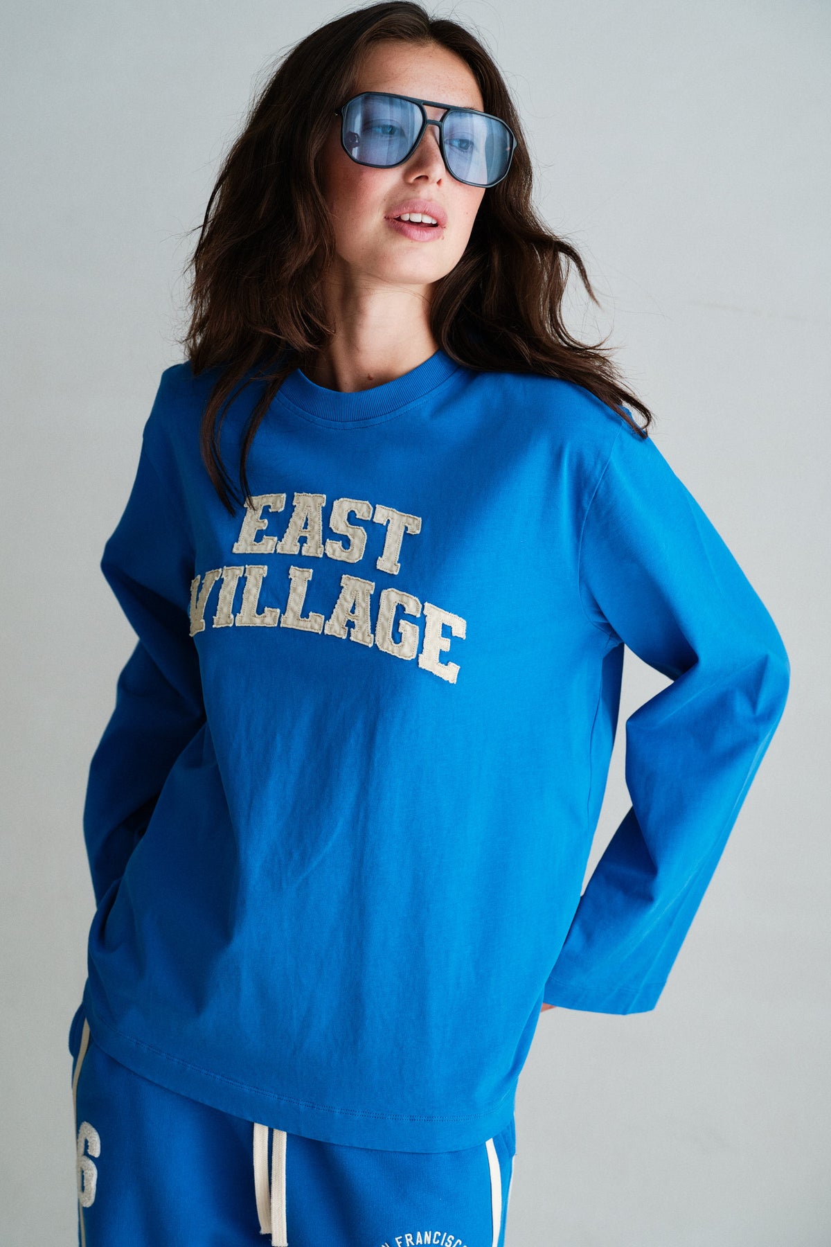 LONGSLEEVE PRINT (W26F1988LTD) STRONG BLUE - FOAM