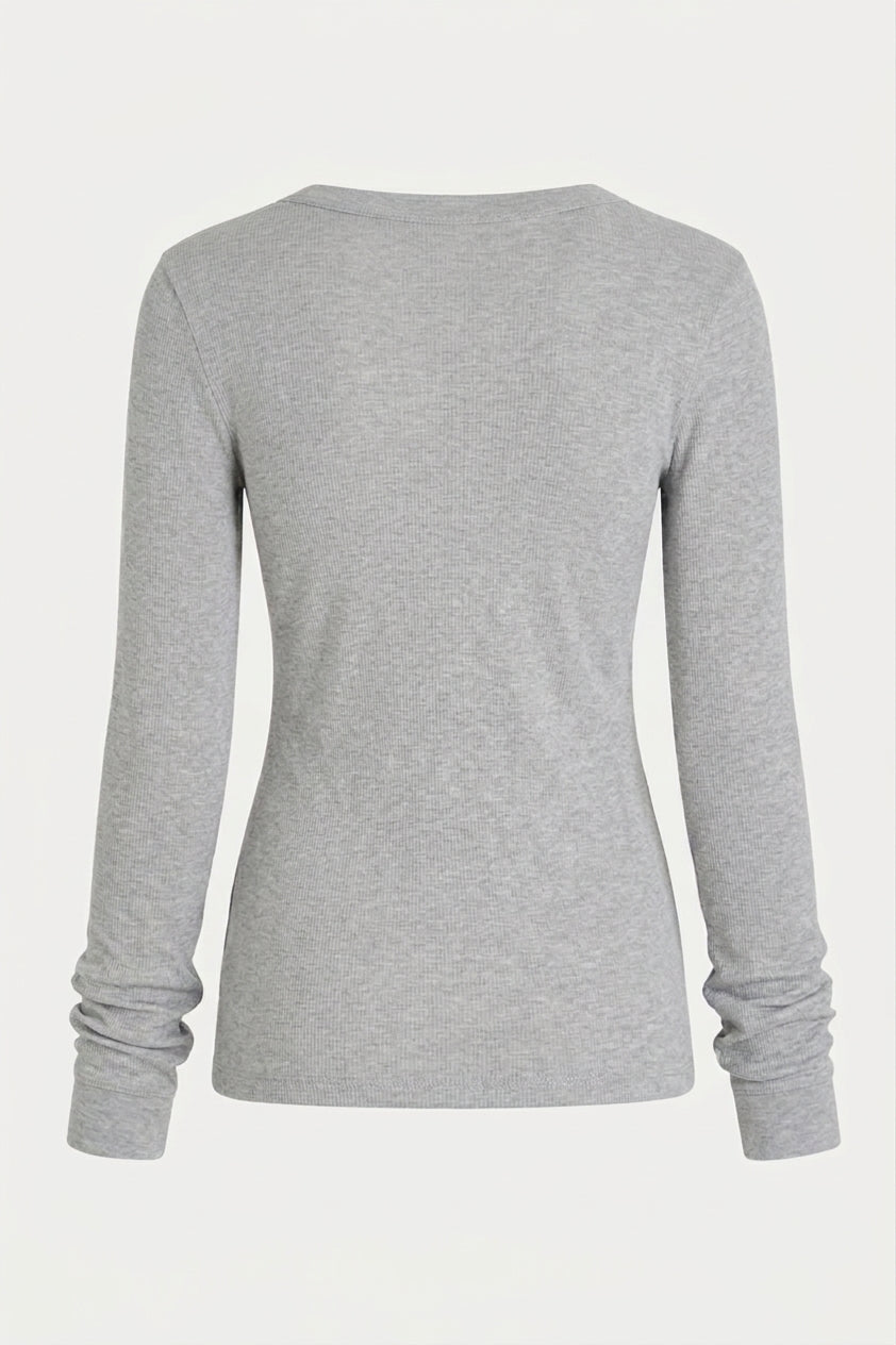 LONGSLEEVE (W26F1989LTD) LIGHT GREY MELANGE