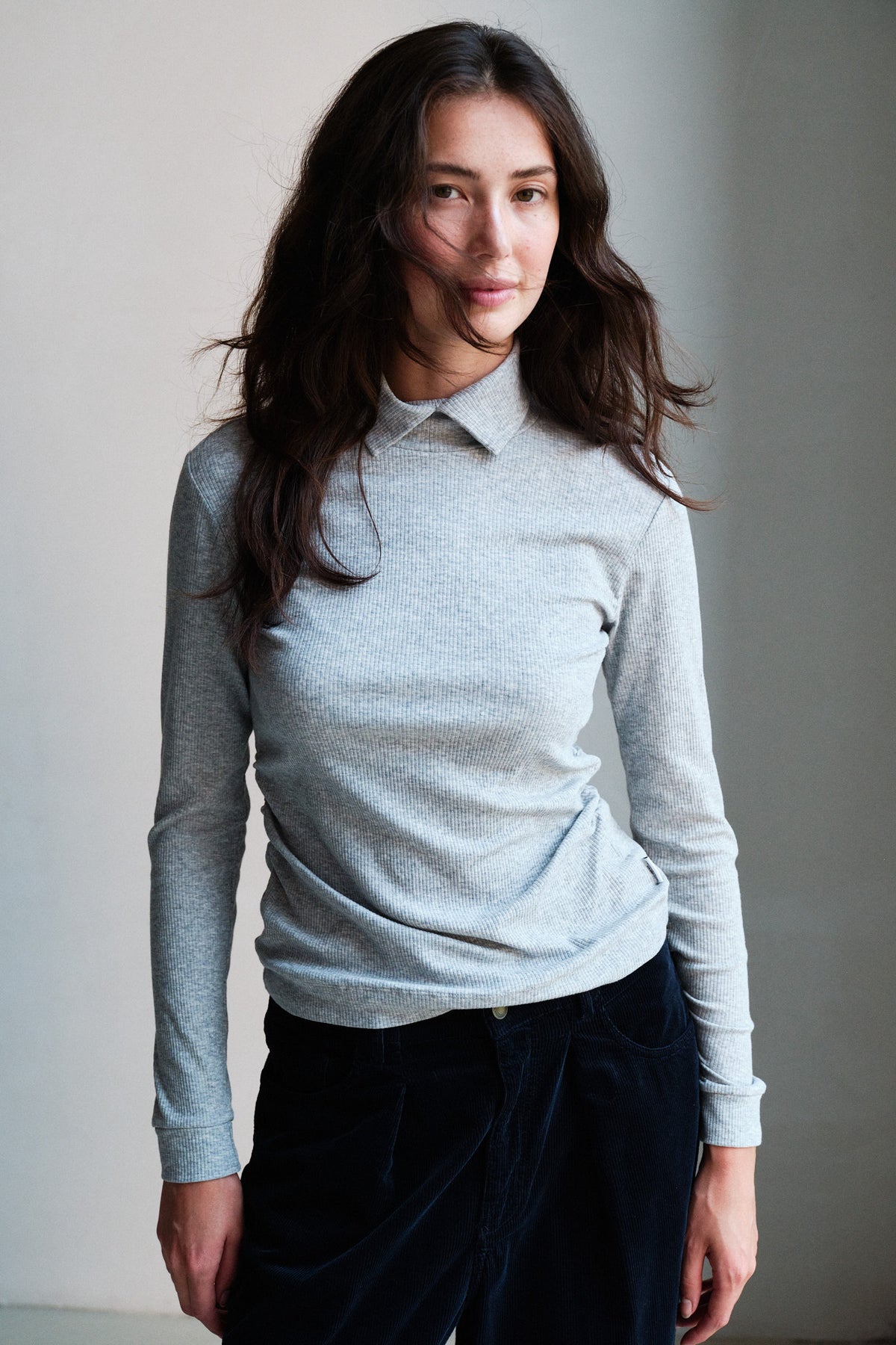 LONGSLEEVE (W26F1990LTD) GREY MELANGE