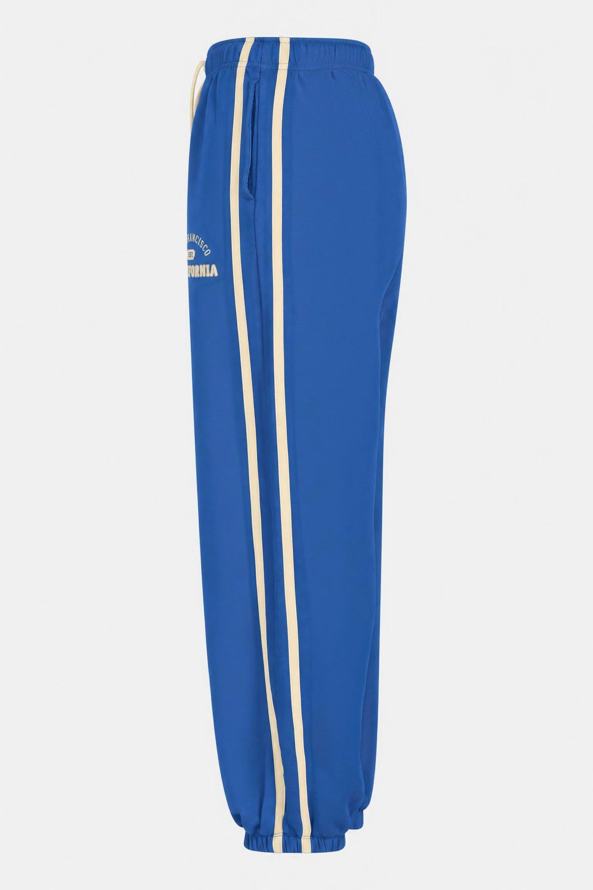 TROUSERS PRINT (W26F1991LTD) STRONG BLUE - ECRU