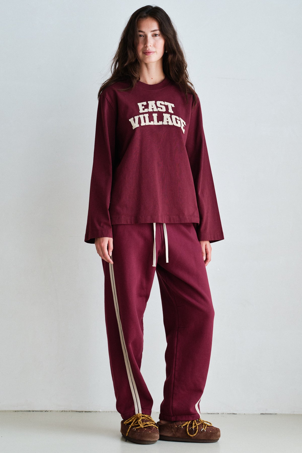 TROUSERS (W26F1992LTD) BURGUNDY - FOAM