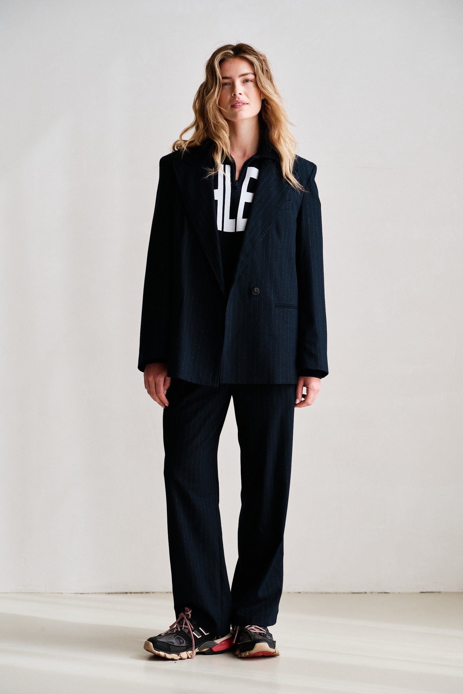 BLAZER (W26N1755) NAVY STRIPE