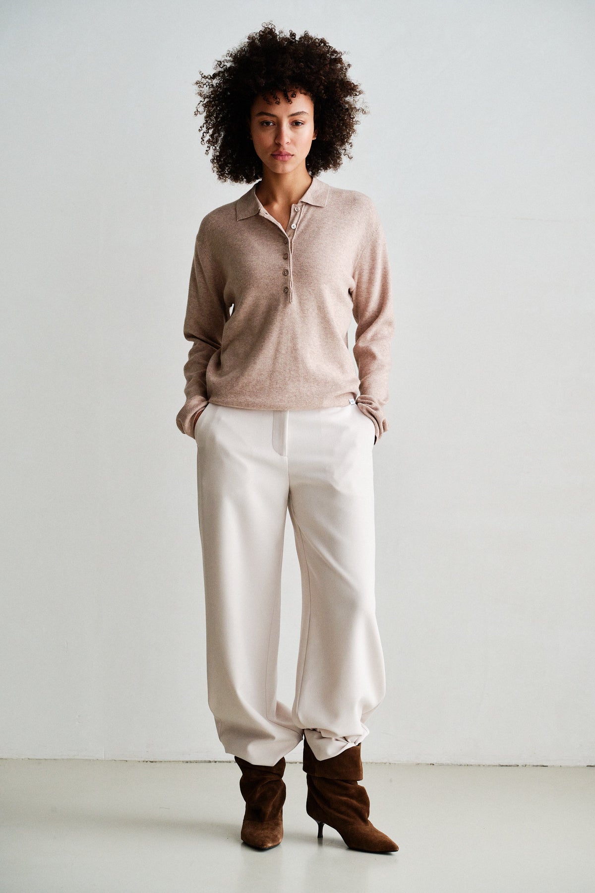 TROUSERS (W26N1757) VANILLA