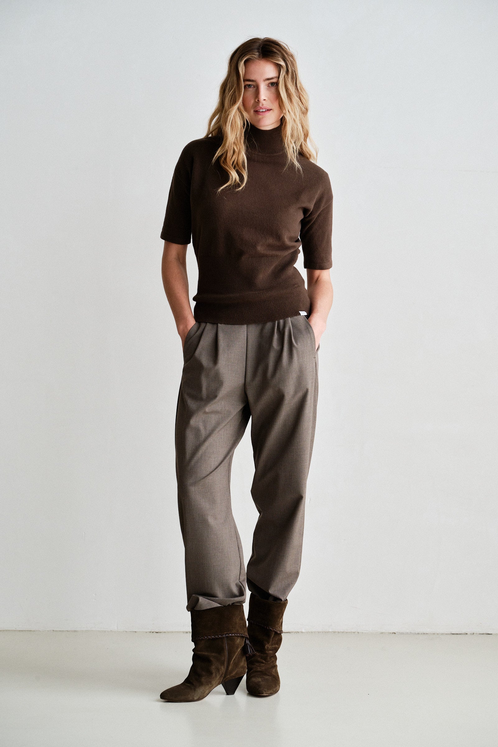 TROUSERS (W26N1766) CHECK