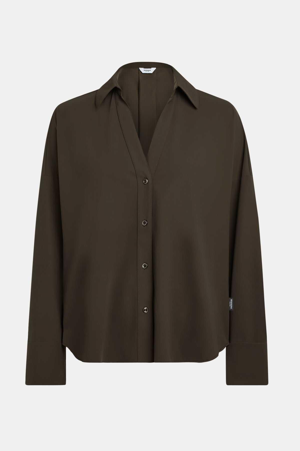 BLOUSE (W26N1769) TABAC
