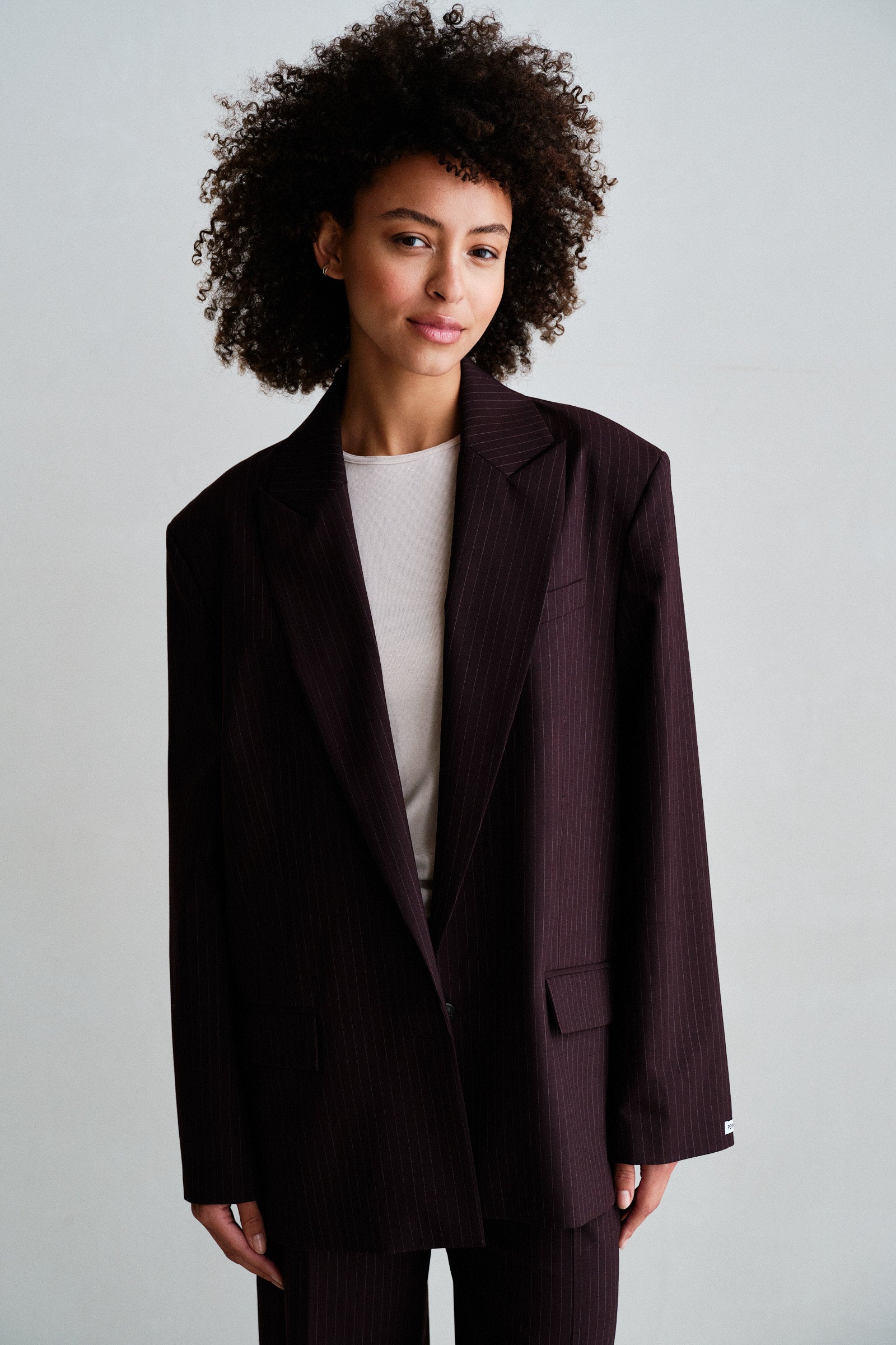 BLAZER (W26N1779) AUBERGINE STRIPE