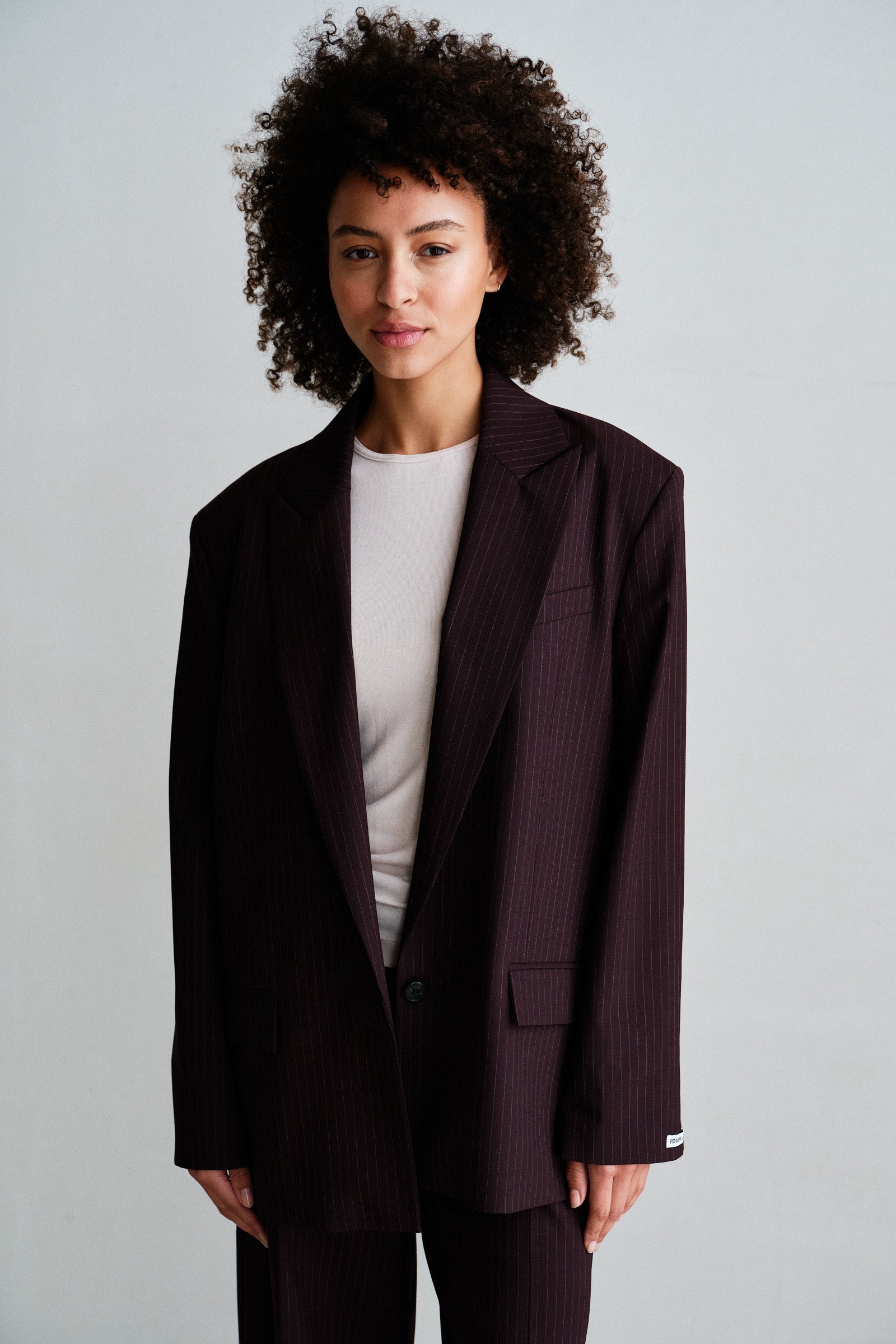 BLAZER (W26N1779) AUBERGINE STRIPE