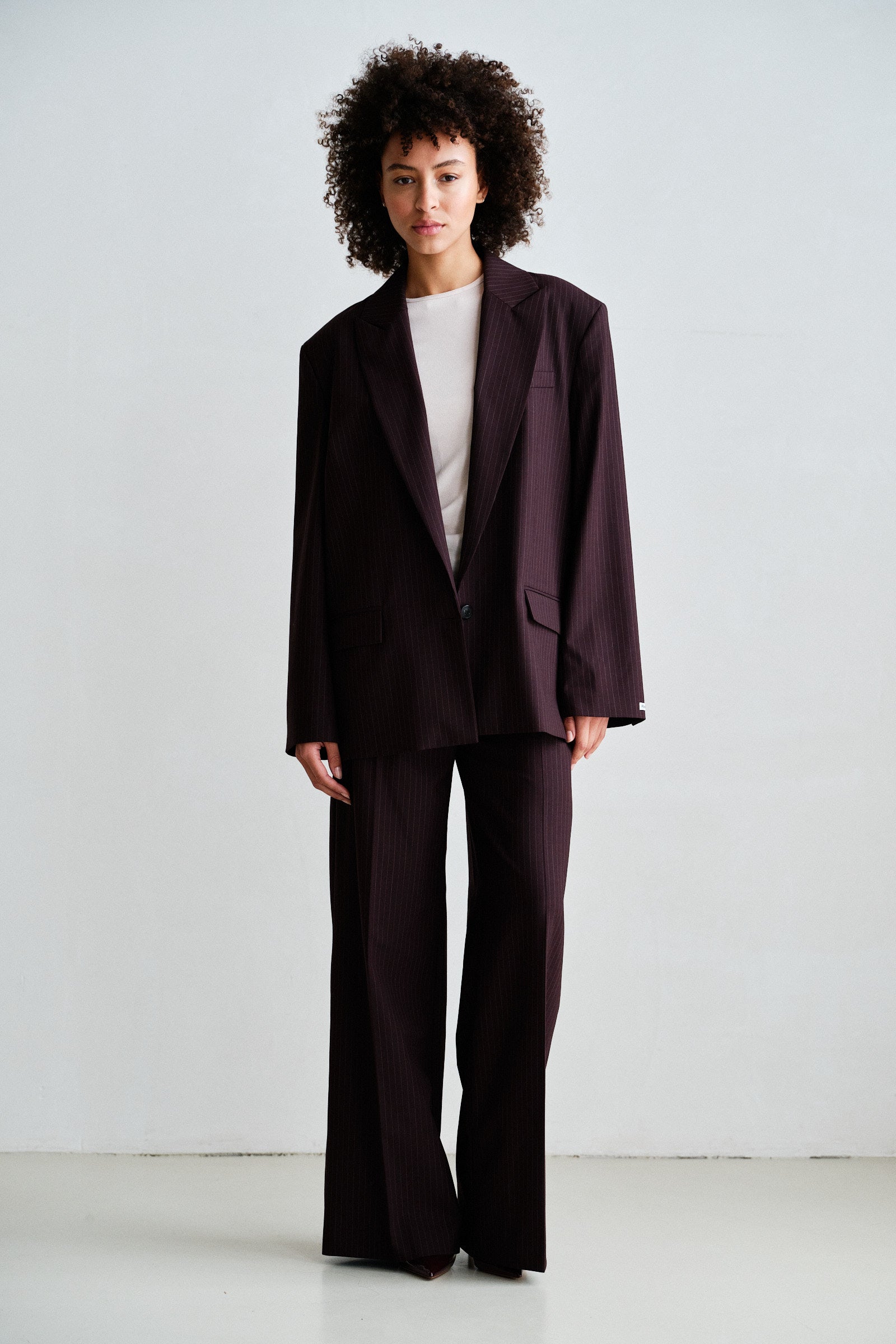 BLAZER (W26N1779) AUBERGINE STRIPE