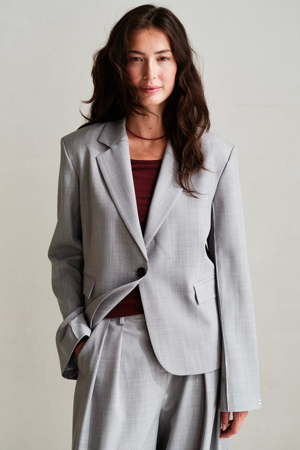BLAZER (W26N1787LTD) LIGHT GREY STRIPE