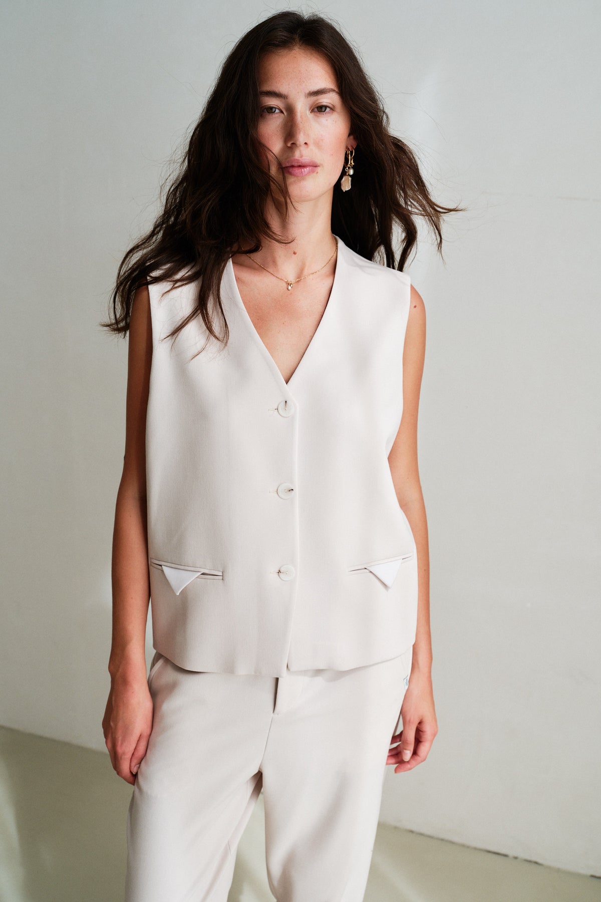 WAISTCOAT (W26N1788LTD) VANILLA