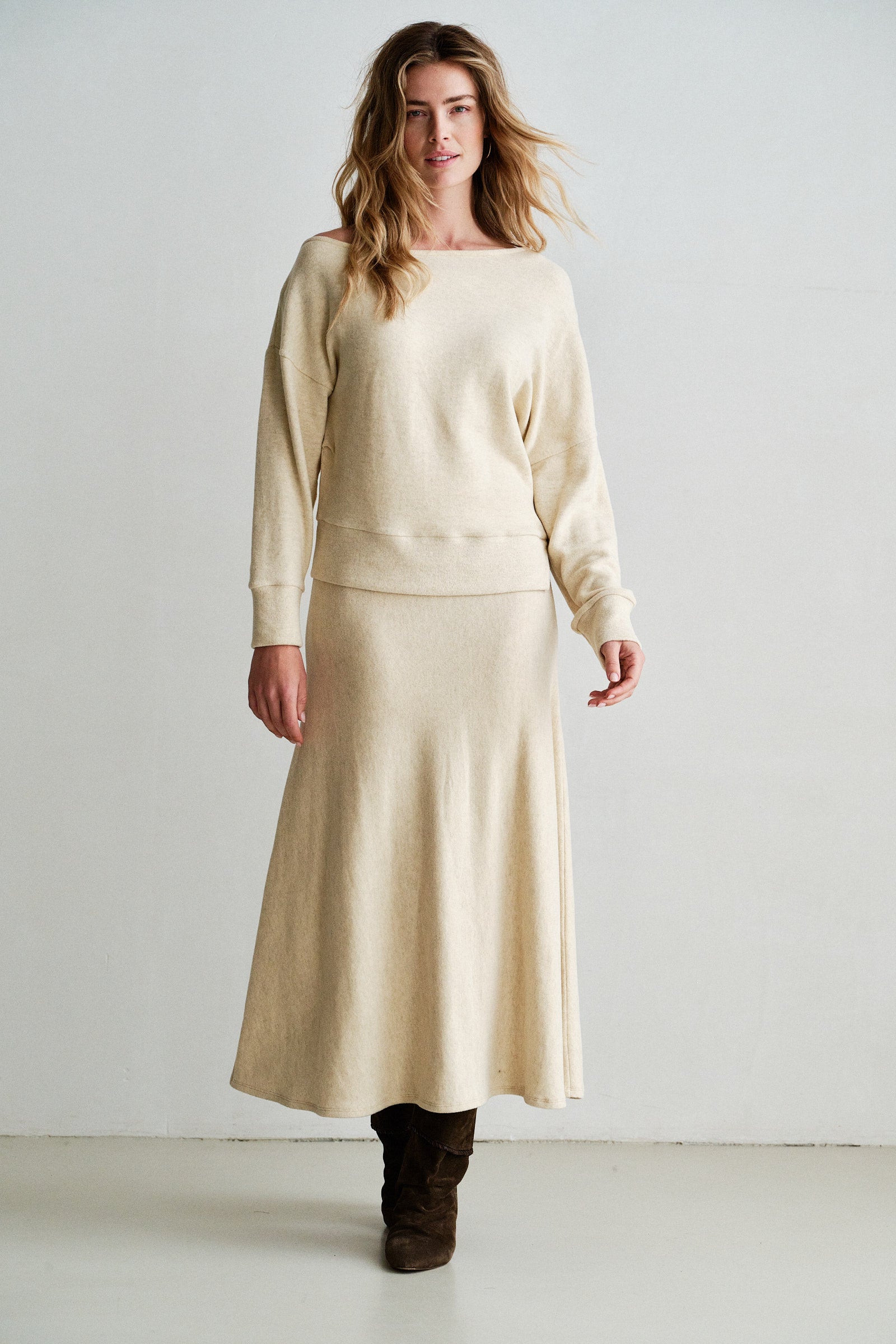 SKIRT (W26T1301) ECRU