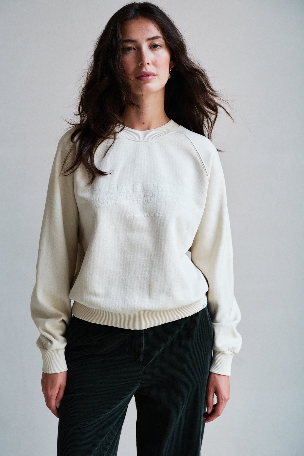 SWEATER PRINT (W26T1348LTD) JUTE
