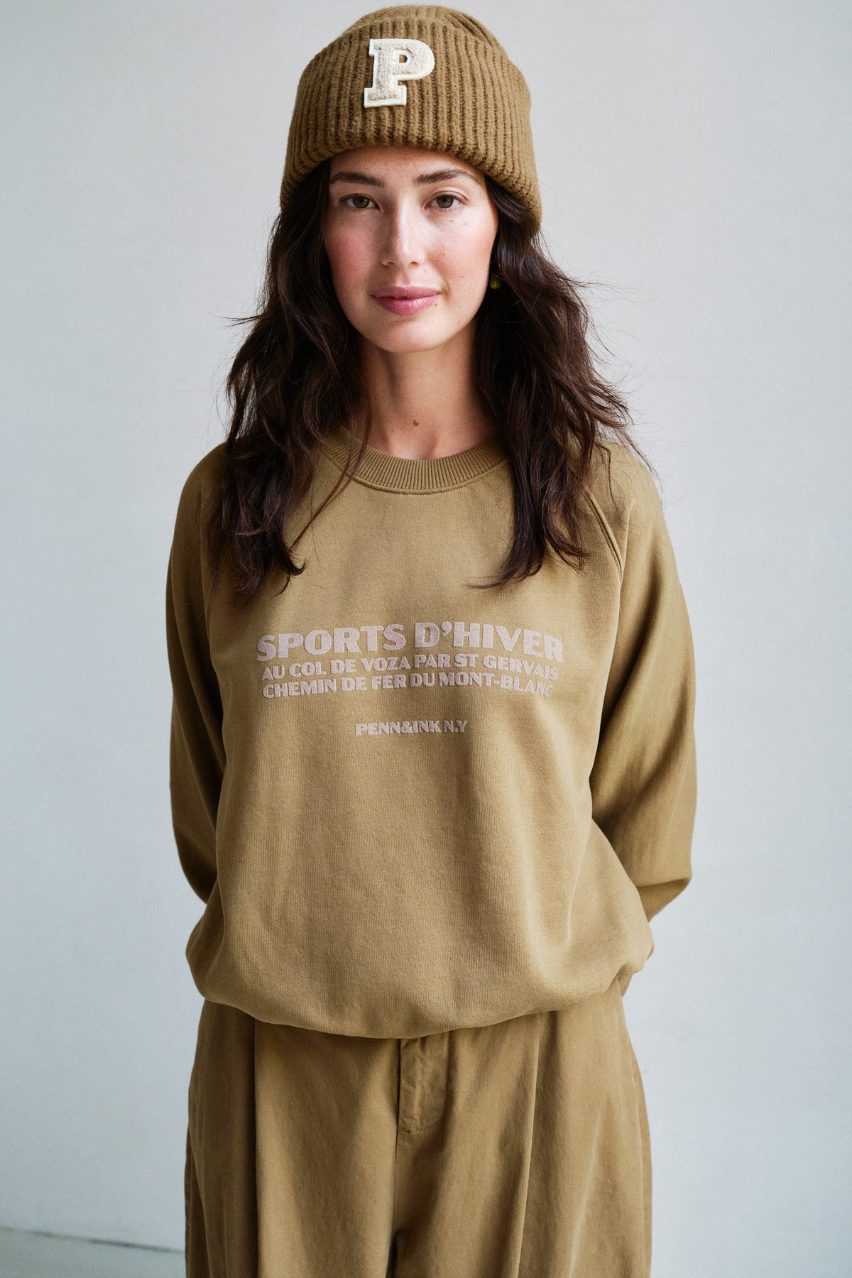 SWEATER PRINT (W26T1348LTD) BUTTERNUT