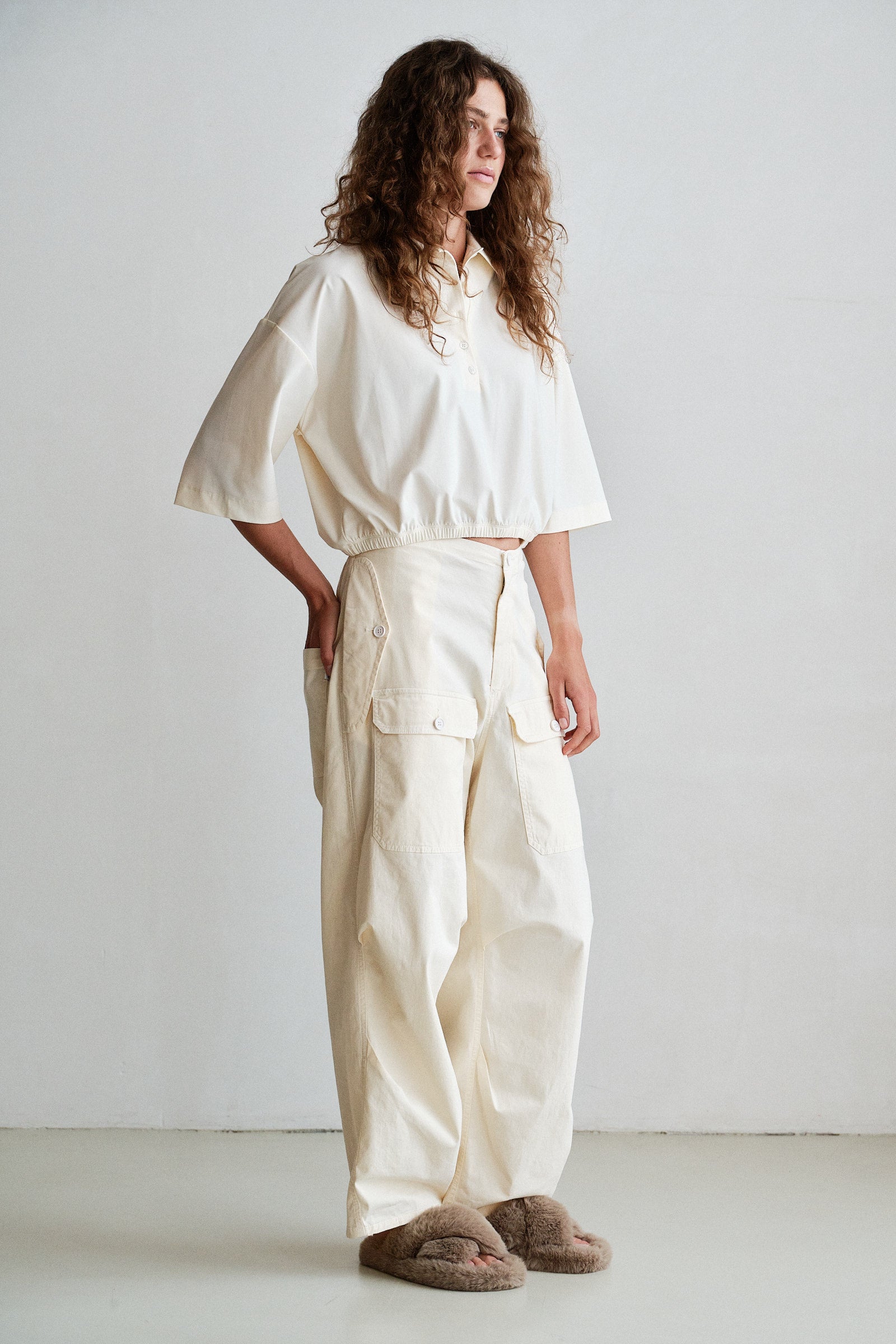 TROUSERS (W26Z895) ECRU