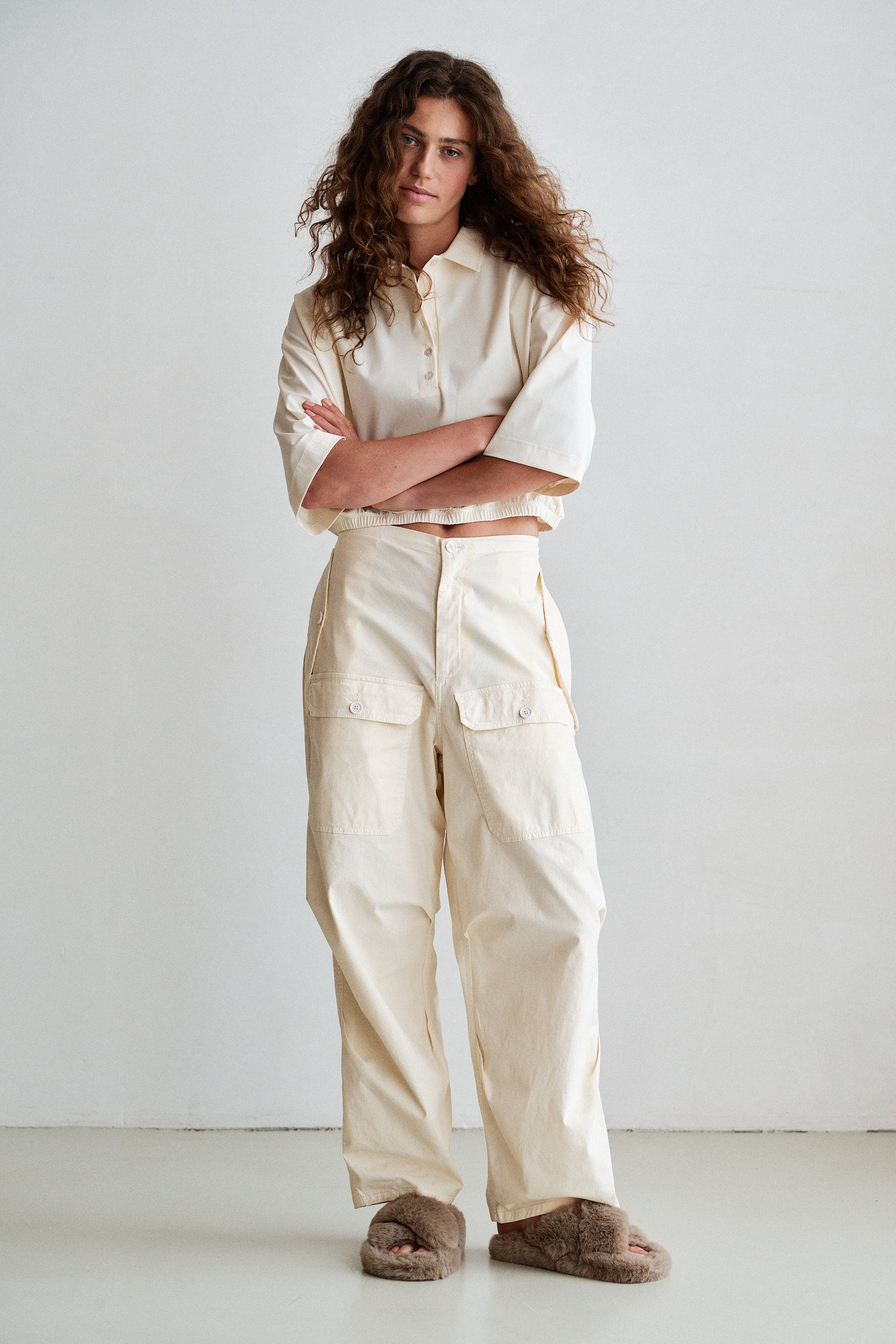 TROUSERS (W26Z895) ECRU