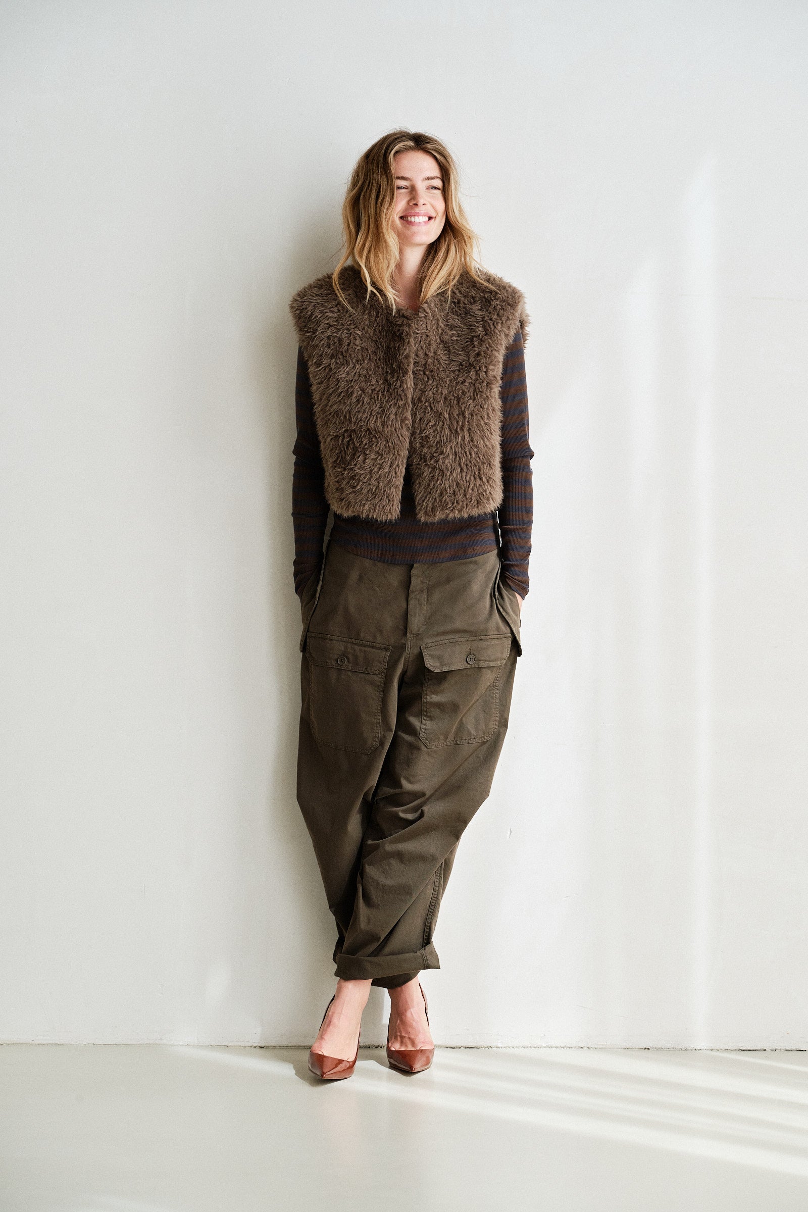 TROUSERS (W26Z895) TABAC