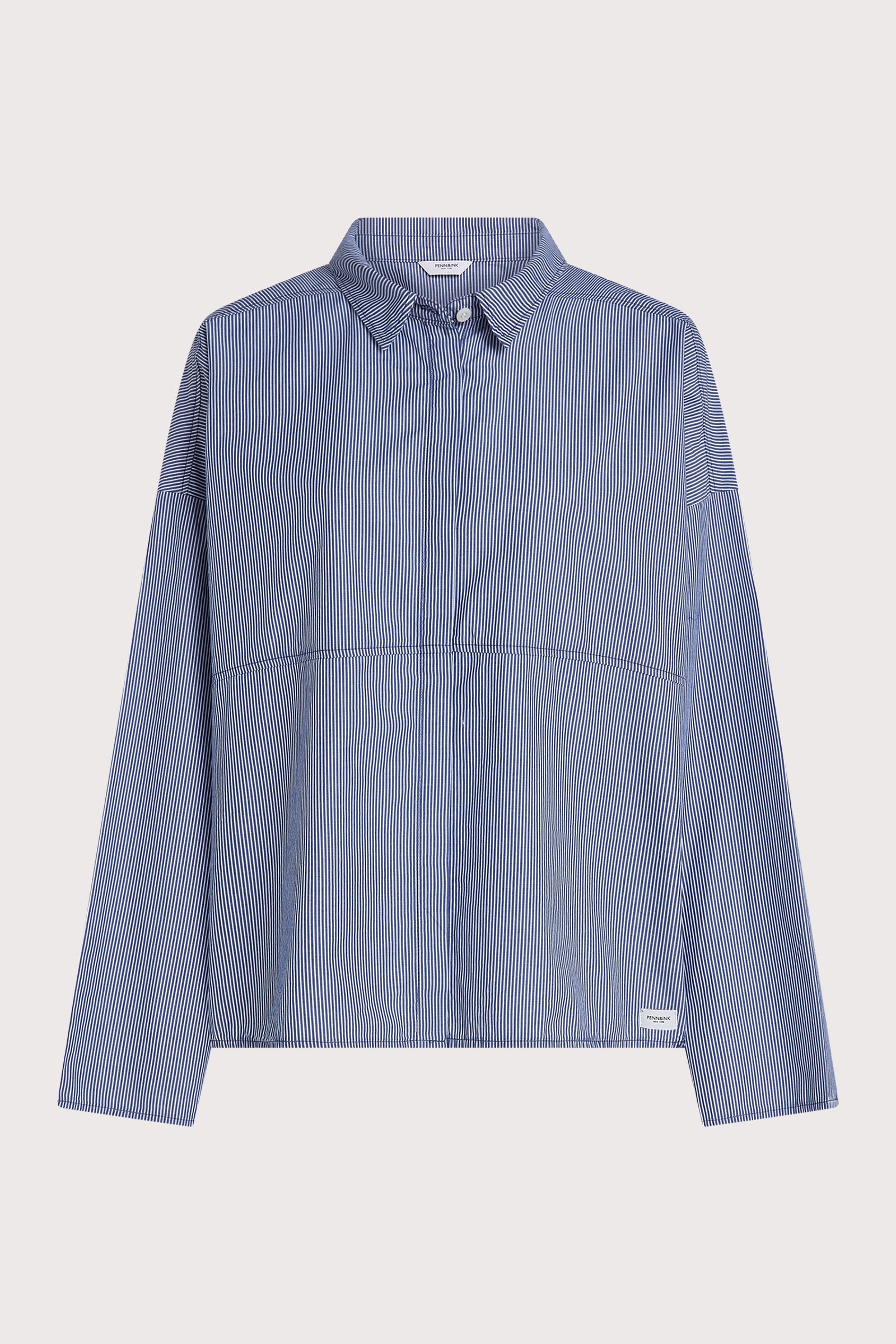 BLOUSE (W26Z908) BLUE STRIPE