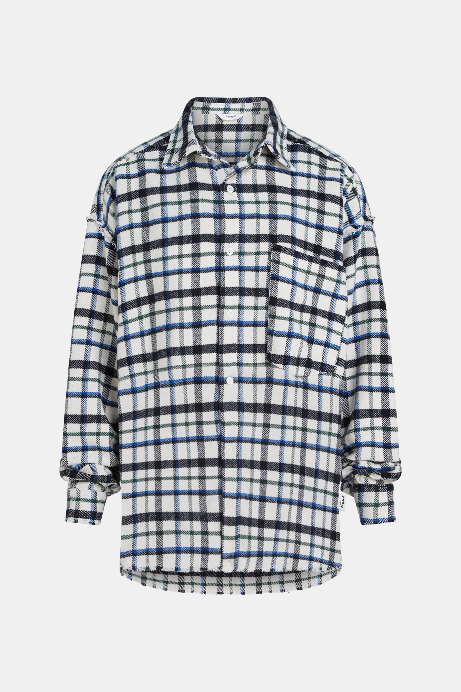 BLOUSE (W26Z915) WHITE CHECK
