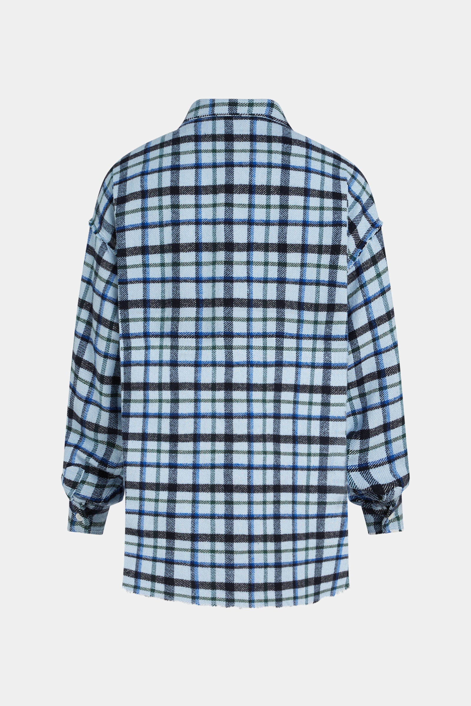 BLOUSE (W26Z915) BLUE CHECK