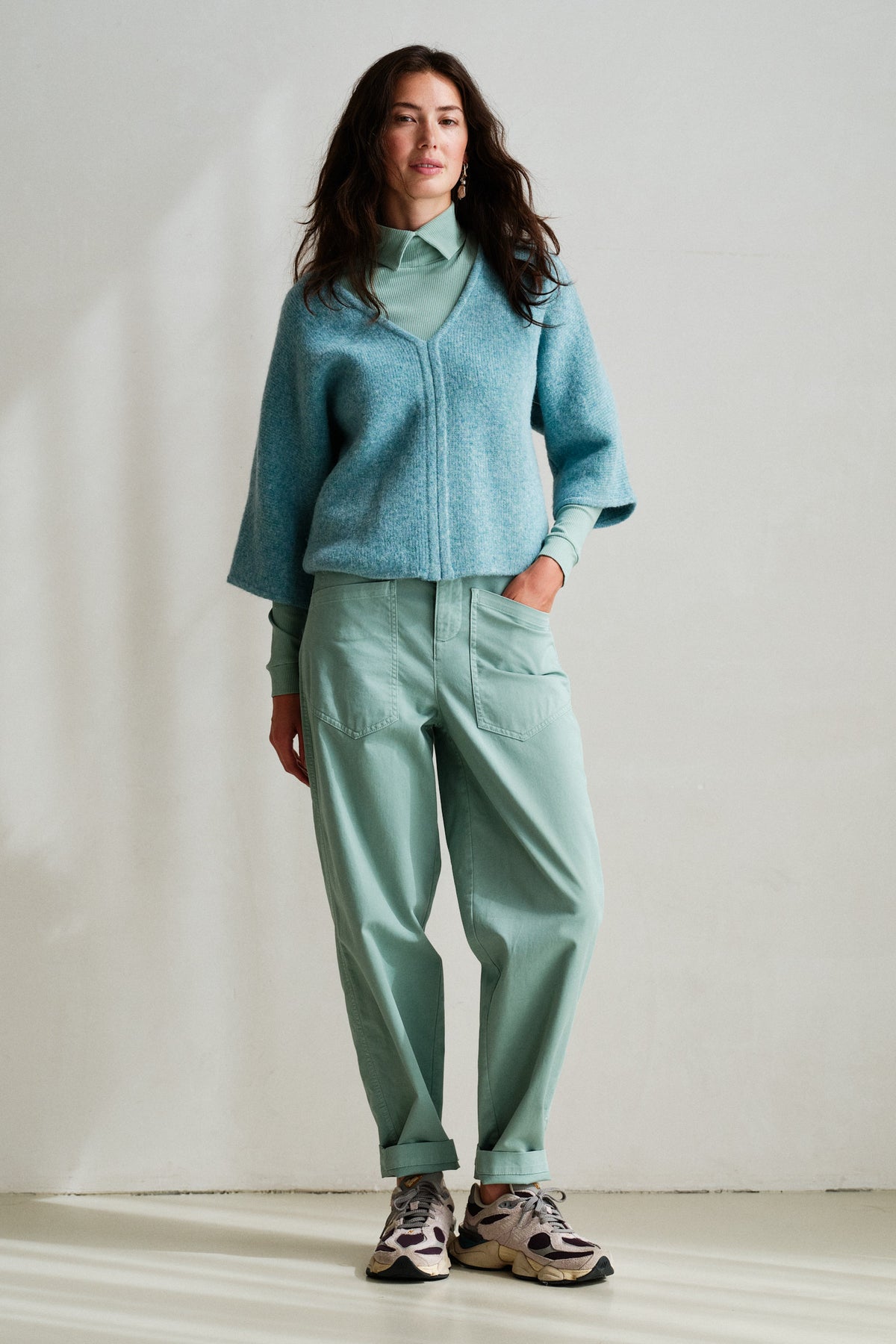 TROUSERS (W26Z923LTD) BLUE SURF